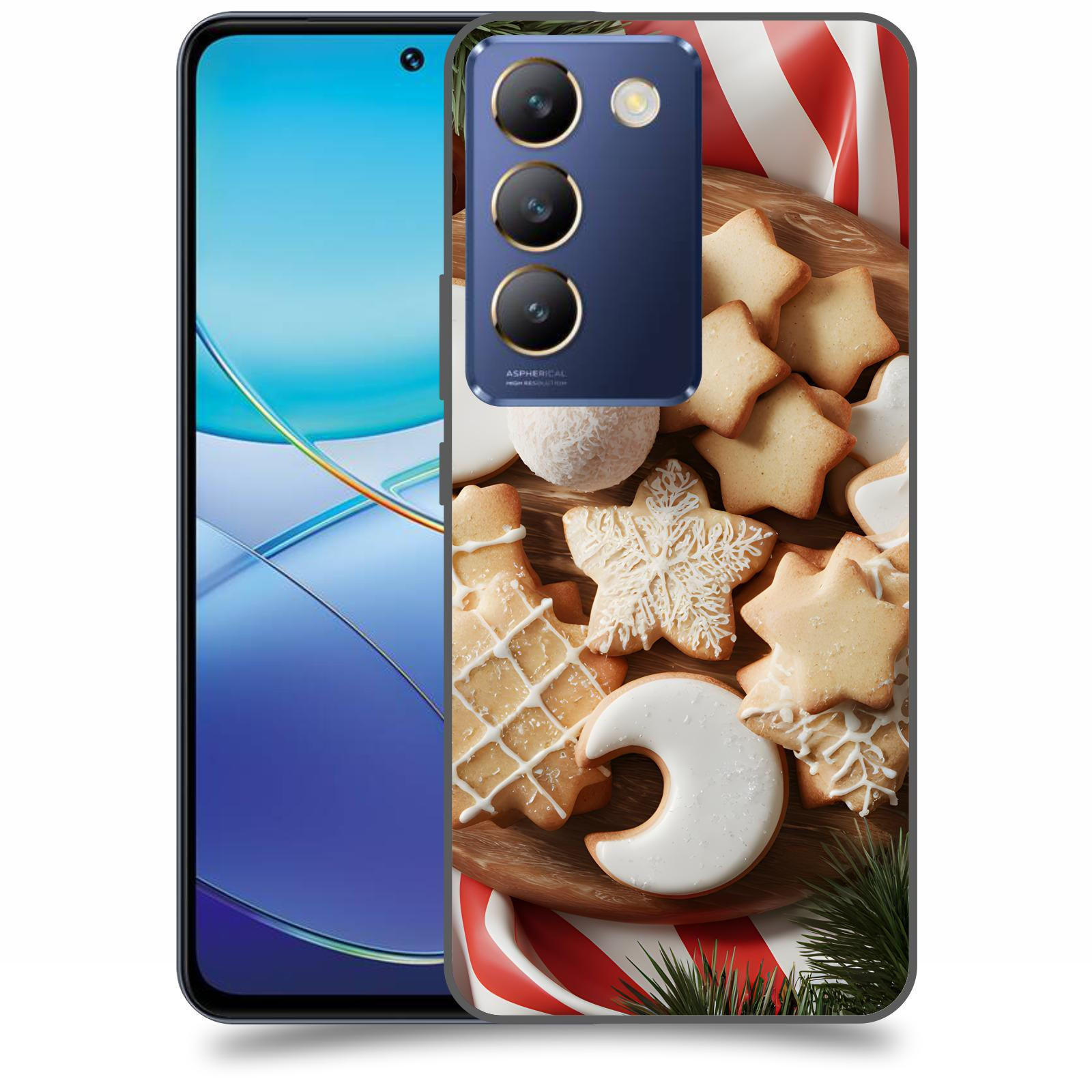 ACOVER Kryt na mobil Vivo V40SE - Vánoční cukroví 2
