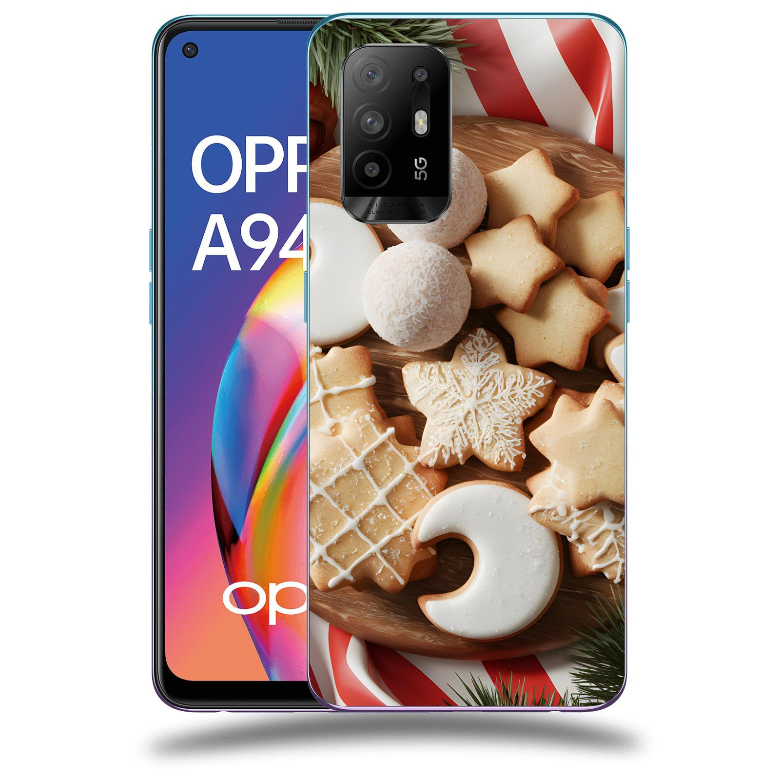 ACOVER Kryt na mobil OPPO A94 5G - Vánoční cukroví 2