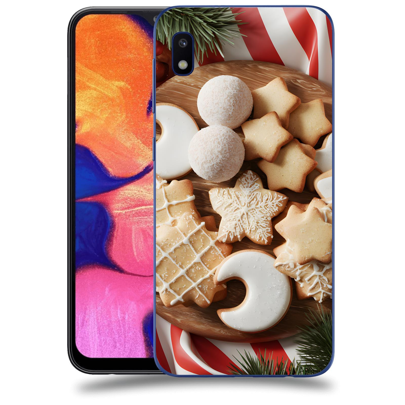 ACOVER Kryt na mobil Samsung Galaxy A10 A105F - Vánoční cukroví 2