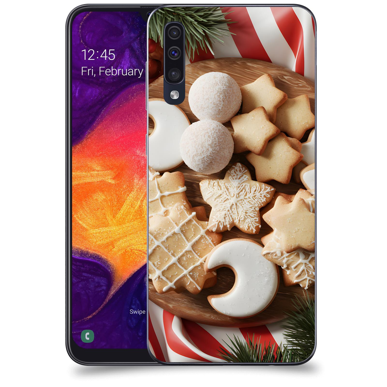 ACOVER Kryt na mobil Samsung Galaxy A50 A505F - Vánoční cukroví 2
