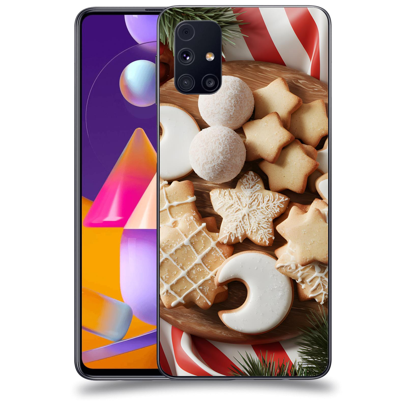 ACOVER Kryt na mobil Samsung Galaxy M31s - Vánoční cukroví 2