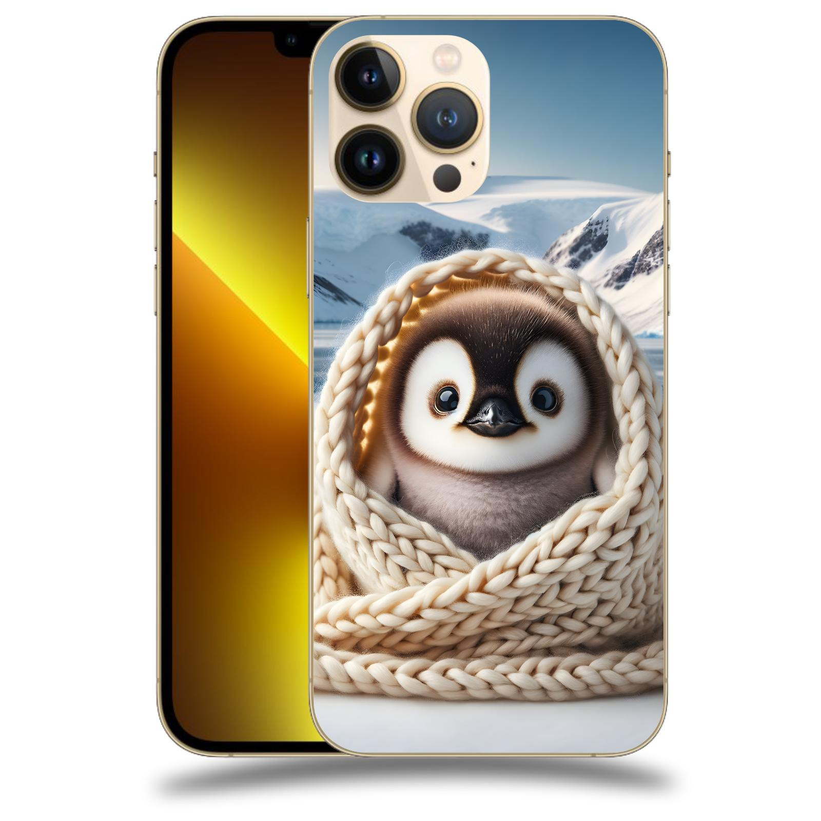 ACOVER Kryt na mobil Apple iPhone 13 Pro - Tučňák