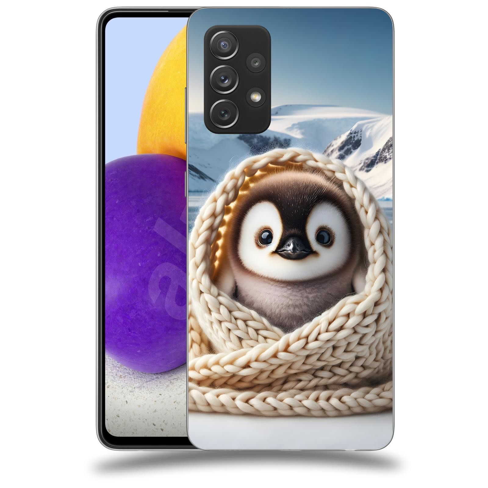 ACOVER Kryt na mobil Samsung Galaxy A73 5G - Tučňák