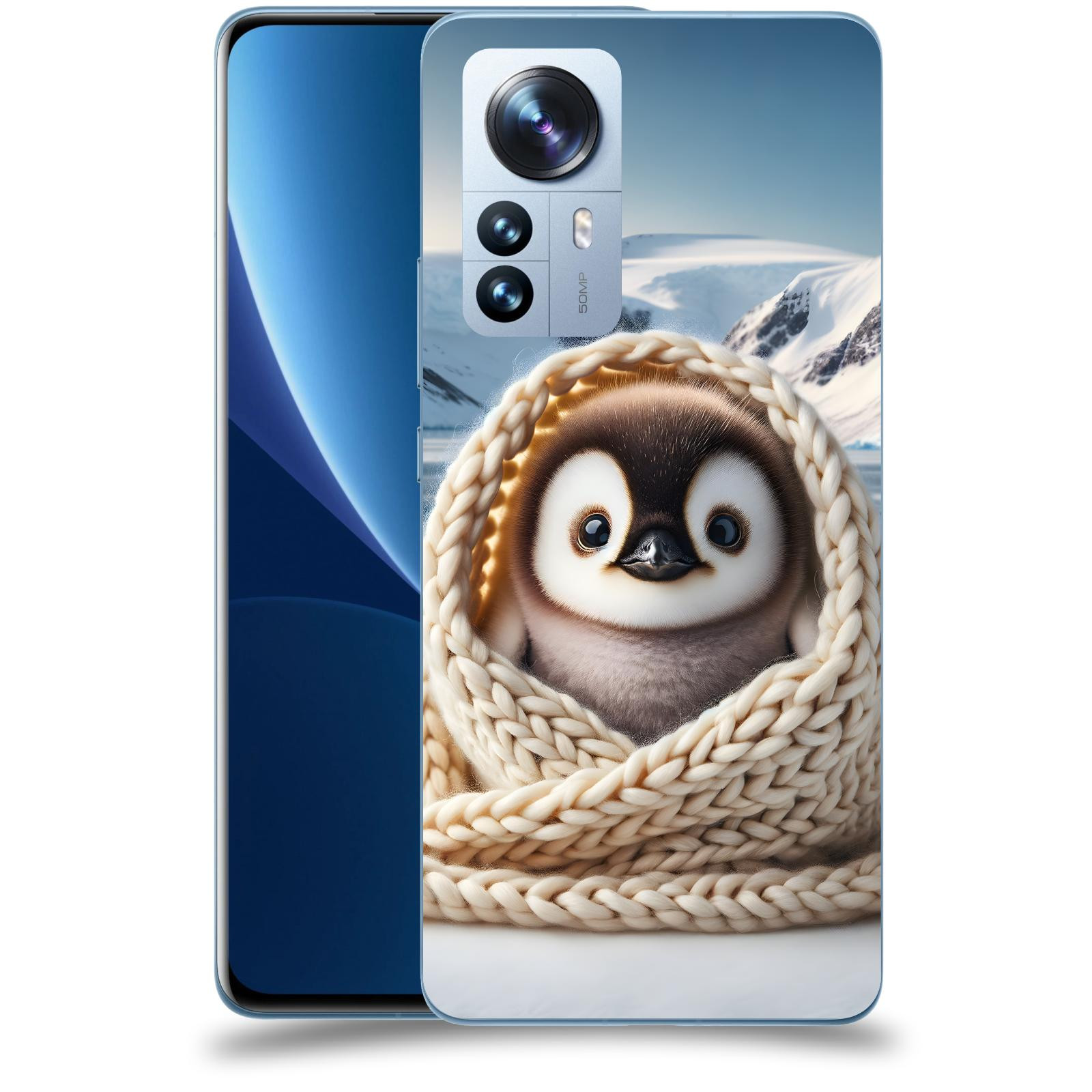 ACOVER Kryt na mobil Xiaomi 12 Pro - Tučňák