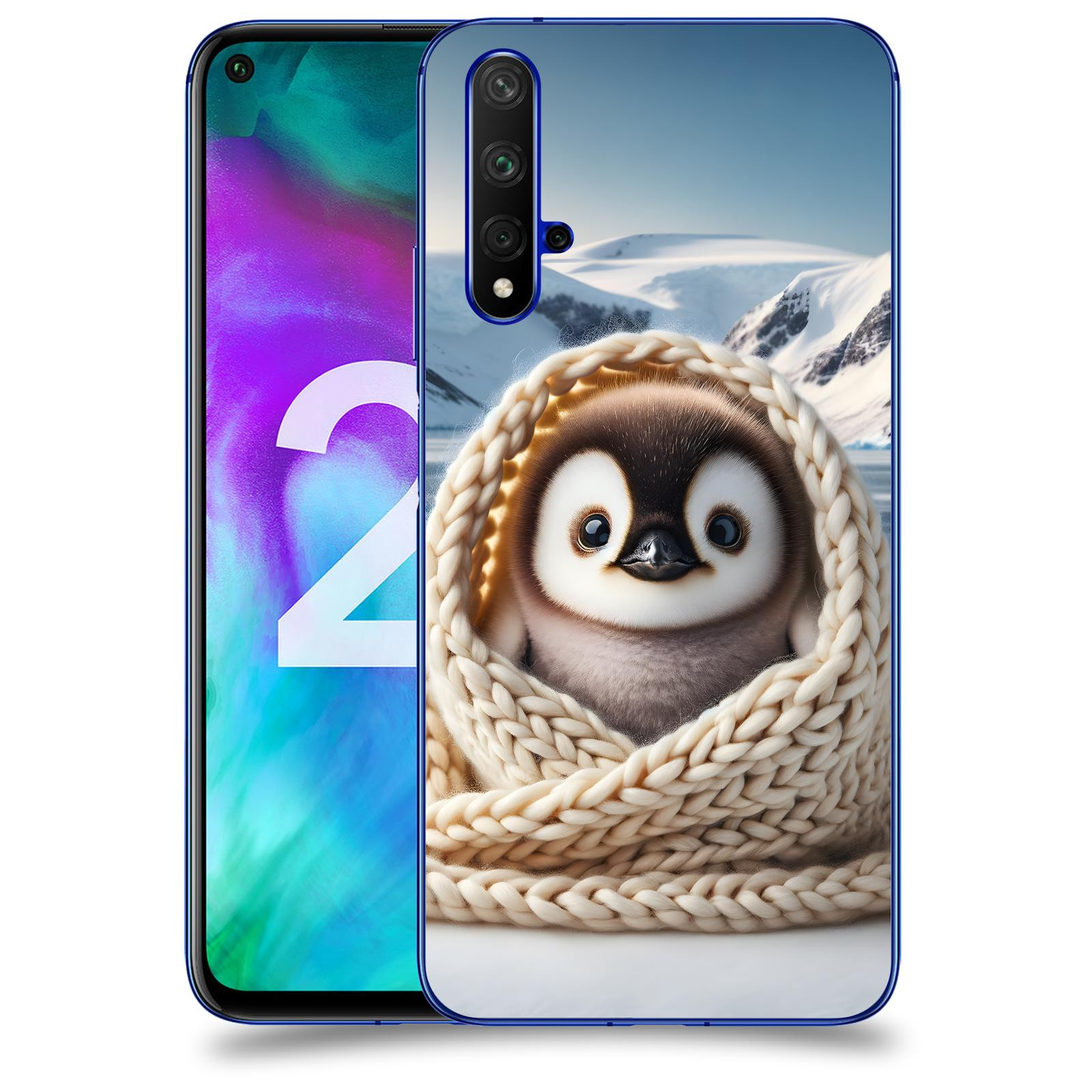 ACOVER Kryt na mobil Honor 20 - Tučňák