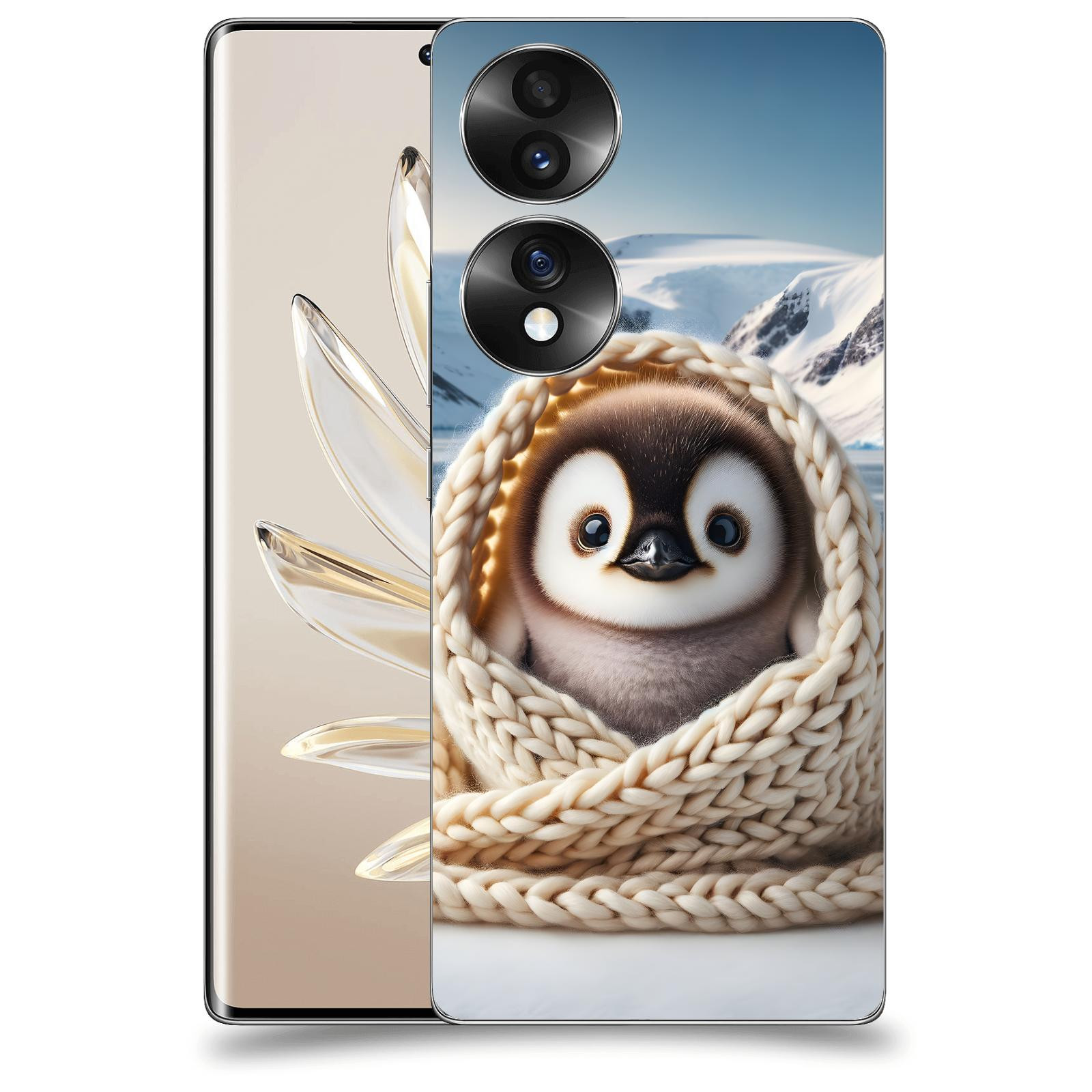 ACOVER Kryt na mobil Honor 70 - Tučňák