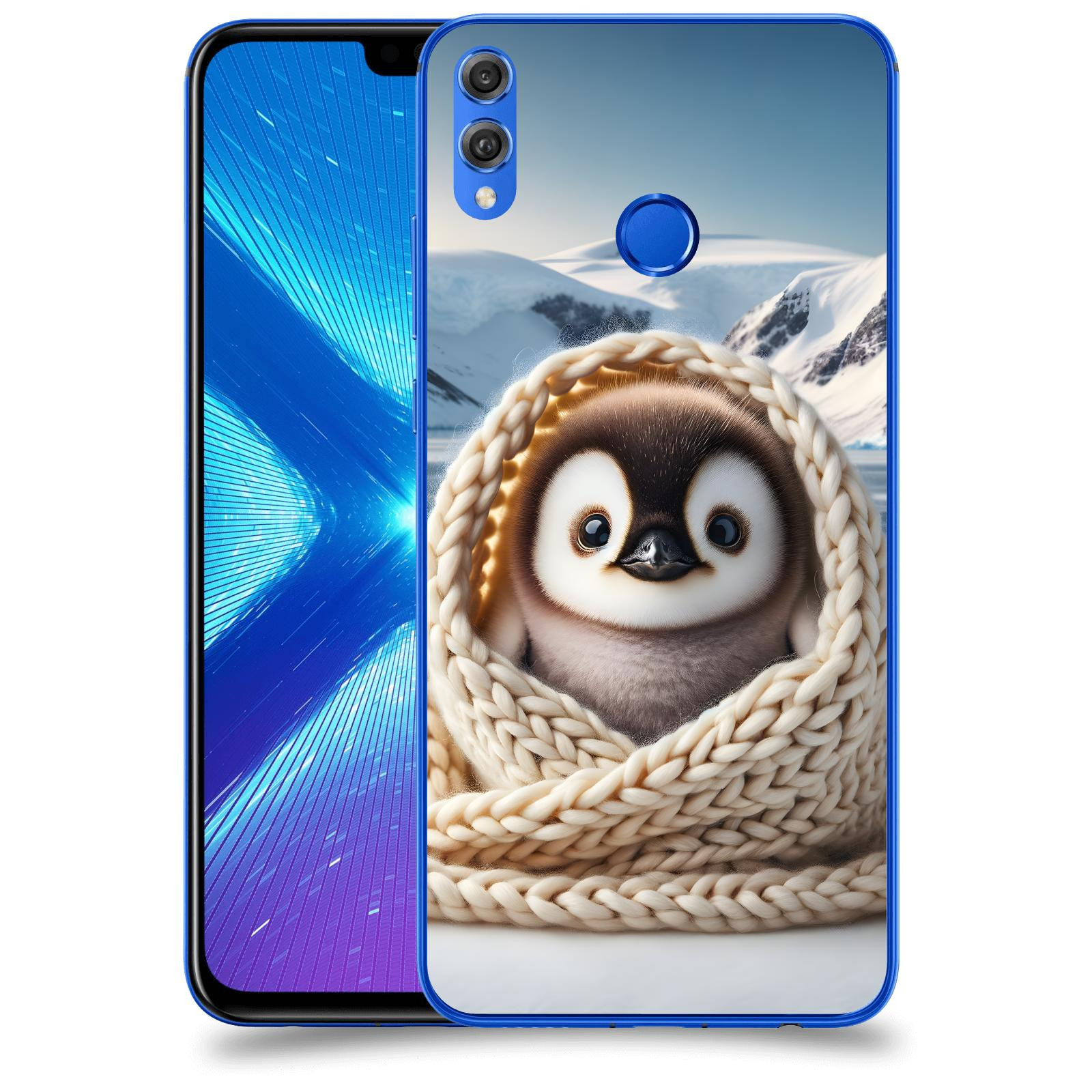 ACOVER Kryt na mobil Honor 8X - Tučňák