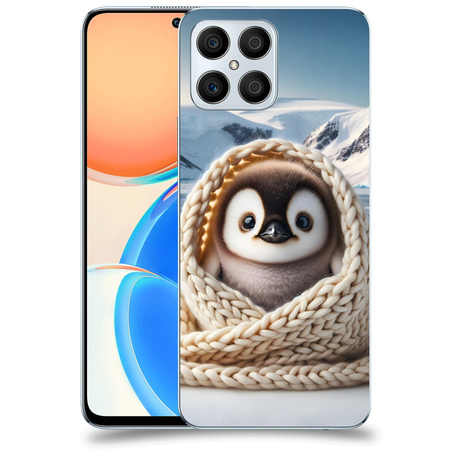 ACOVER Kryt na mobil Honor X8 5G - Tučňák