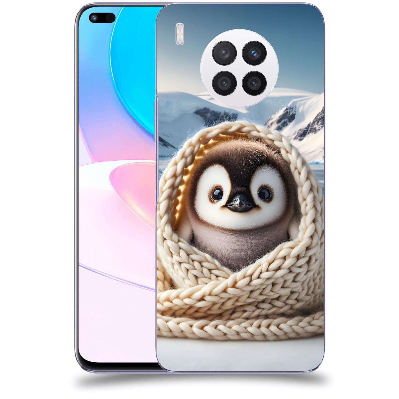 ACOVER Kryt na mobil Huawei Nova 8i - Tučňák