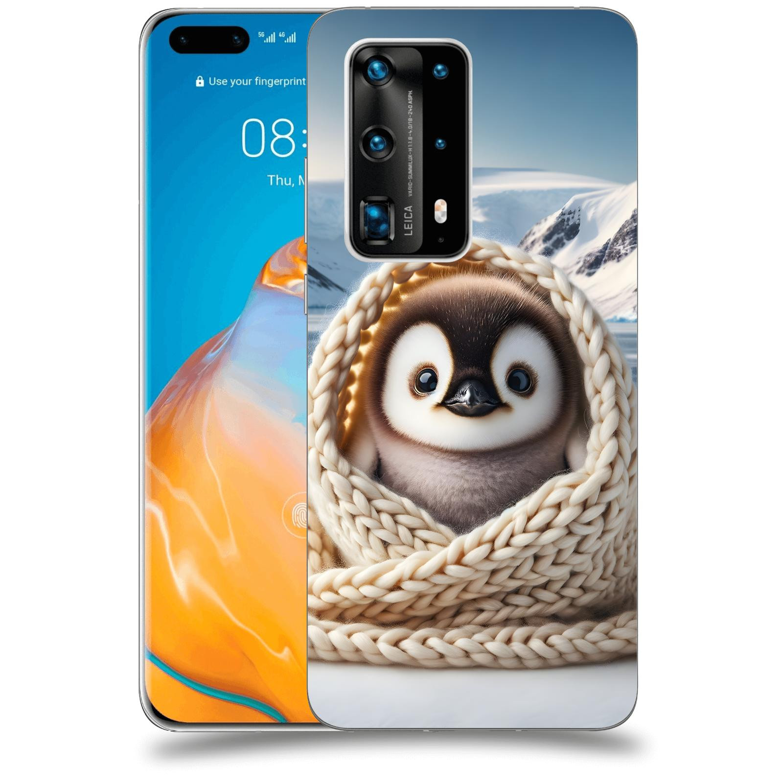 ACOVER Kryt na mobil Huawei P40 Pro - Tučňák