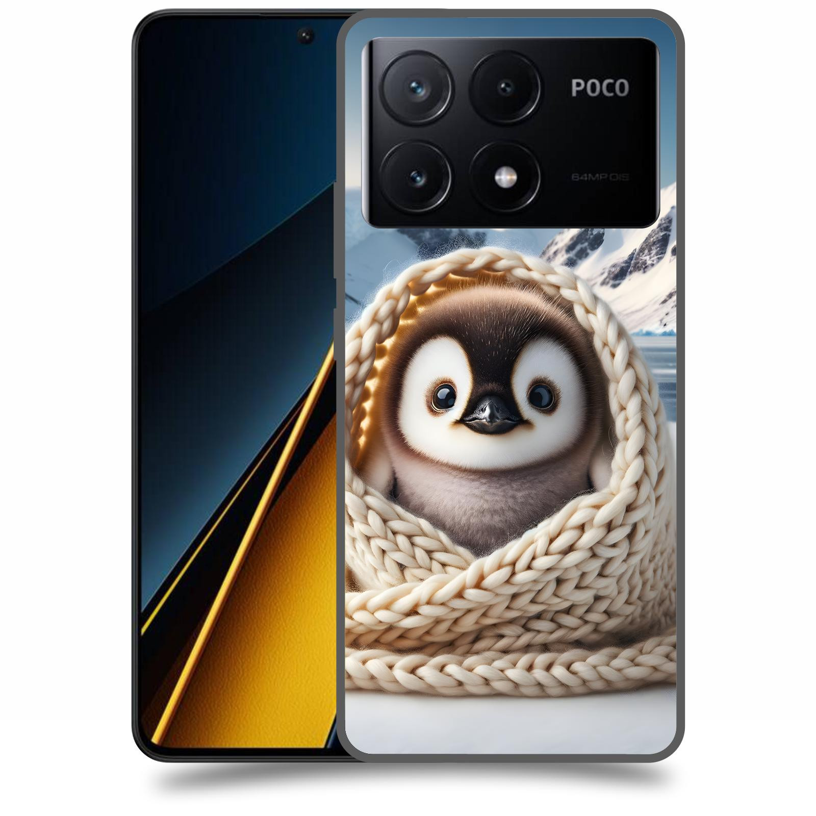 ACOVER Kryt na mobil Poco X6 Pro 5G - Tučňák