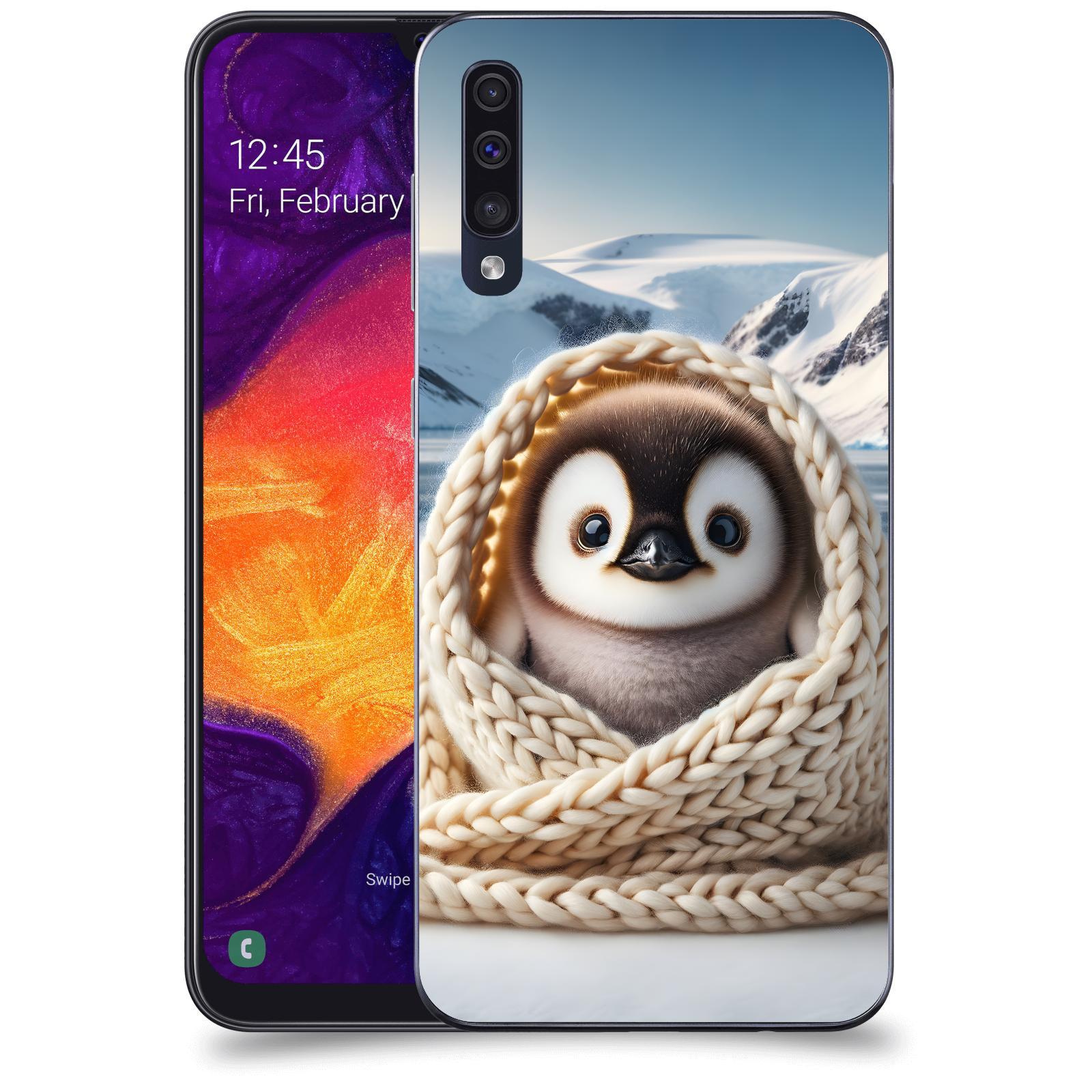 ACOVER Kryt na mobil Samsung Galaxy A50 A505F - Tučňák