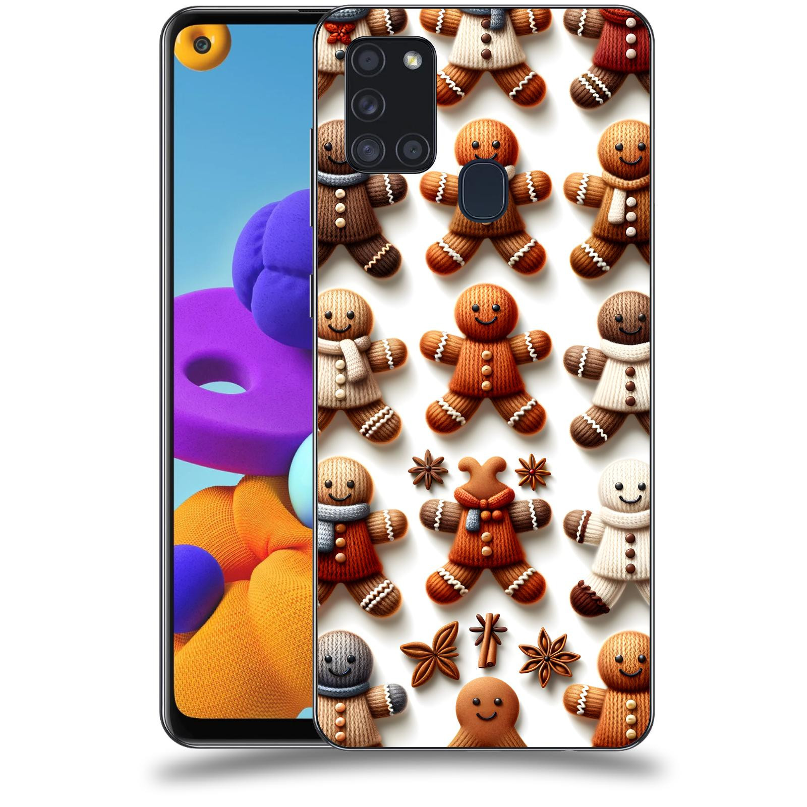 ACOVER Kryt na mobil Samsung Galaxy A21s - Perníčky 2