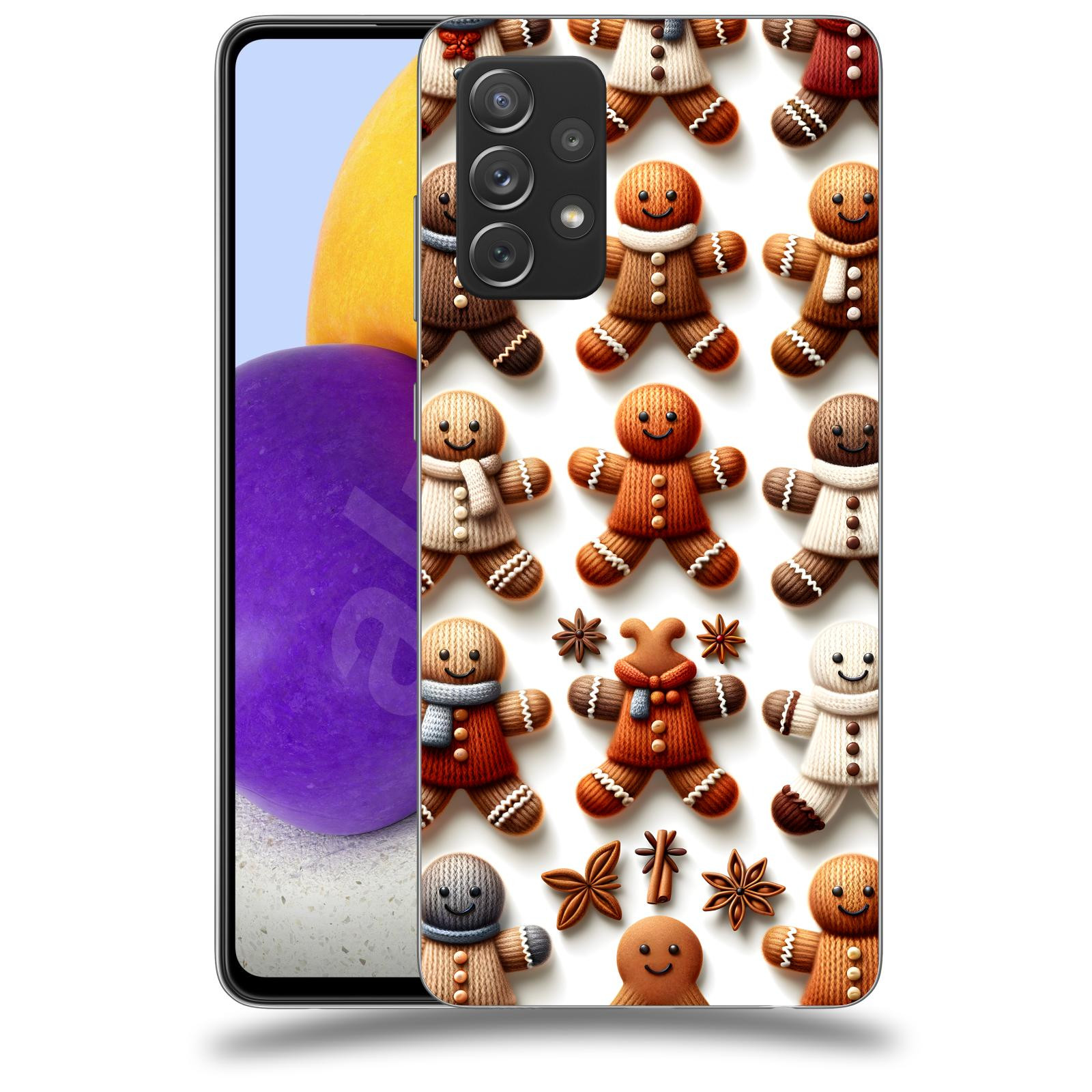 ACOVER Kryt na mobil Samsung Galaxy A73 5G - Perníčky 2