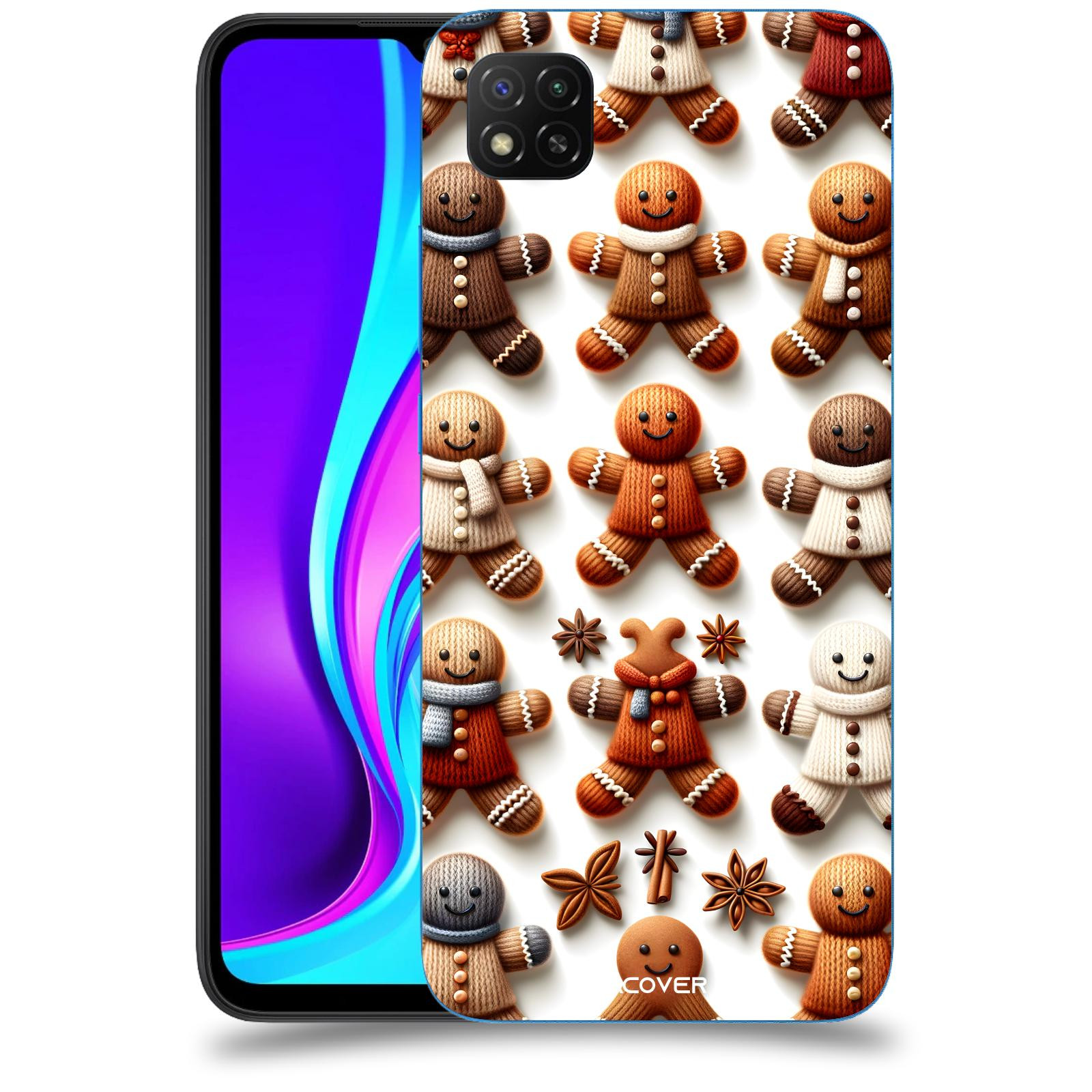 ACOVER Kryt na mobil Xiaomi Redmi 9C - Perníčky 2