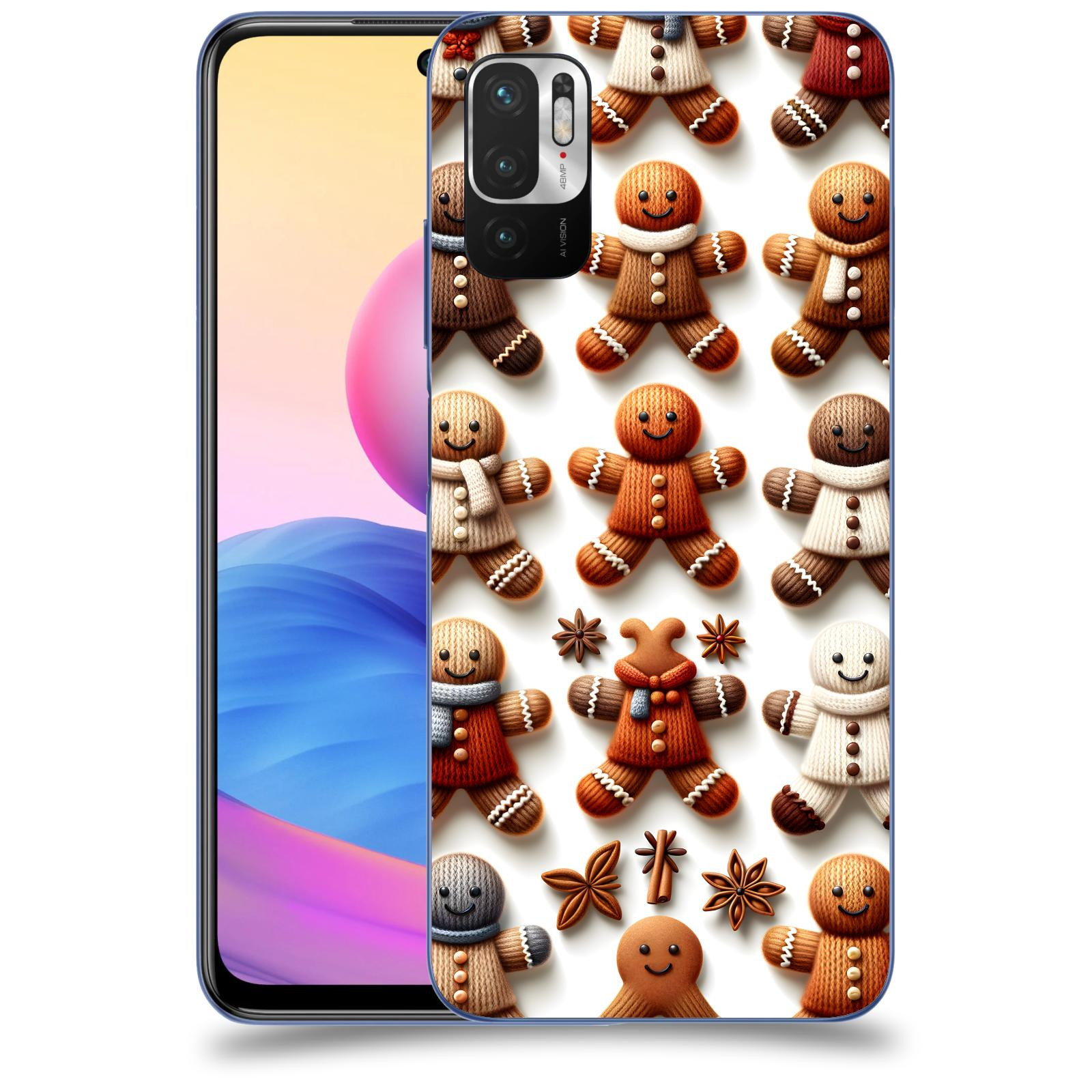 ACOVER Kryt na mobil Xiaomi Redmi Note 10 5G - Perníčky 2