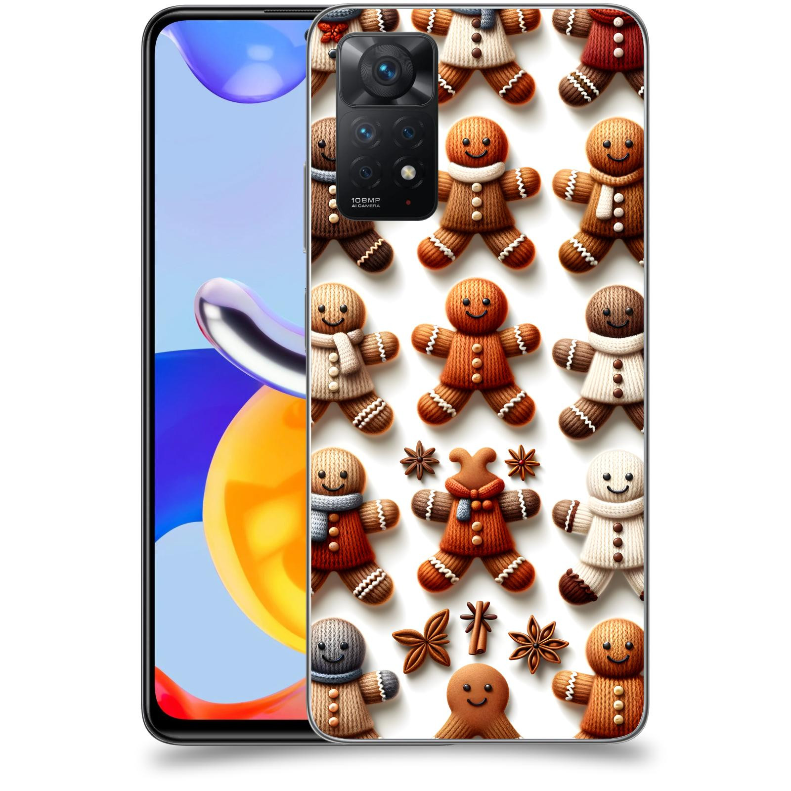 ACOVER Kryt na mobil Xiaomi Redmi Note 11 Pro - Perníčky 2