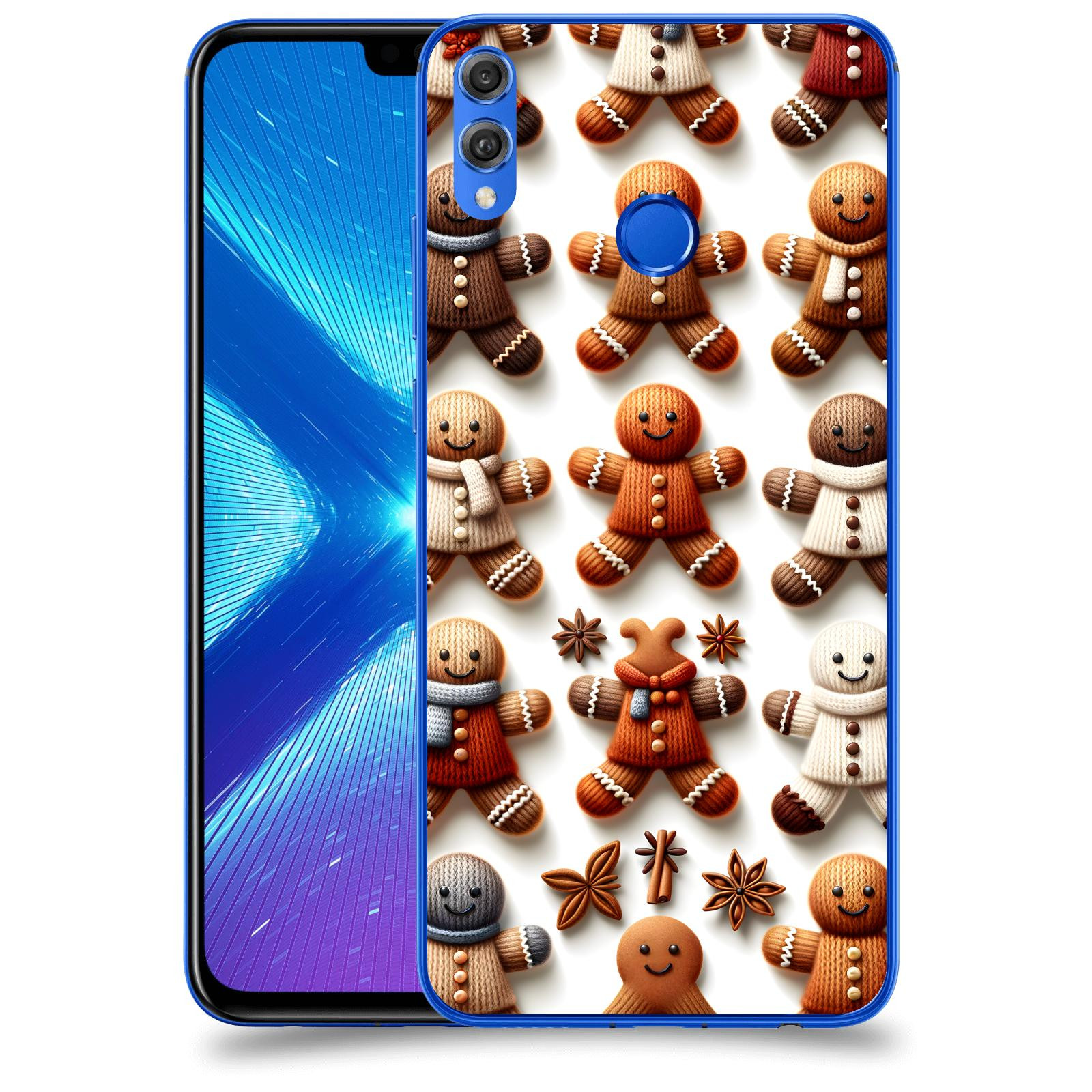 ACOVER Kryt na mobil Honor 8X - Perníčky 2