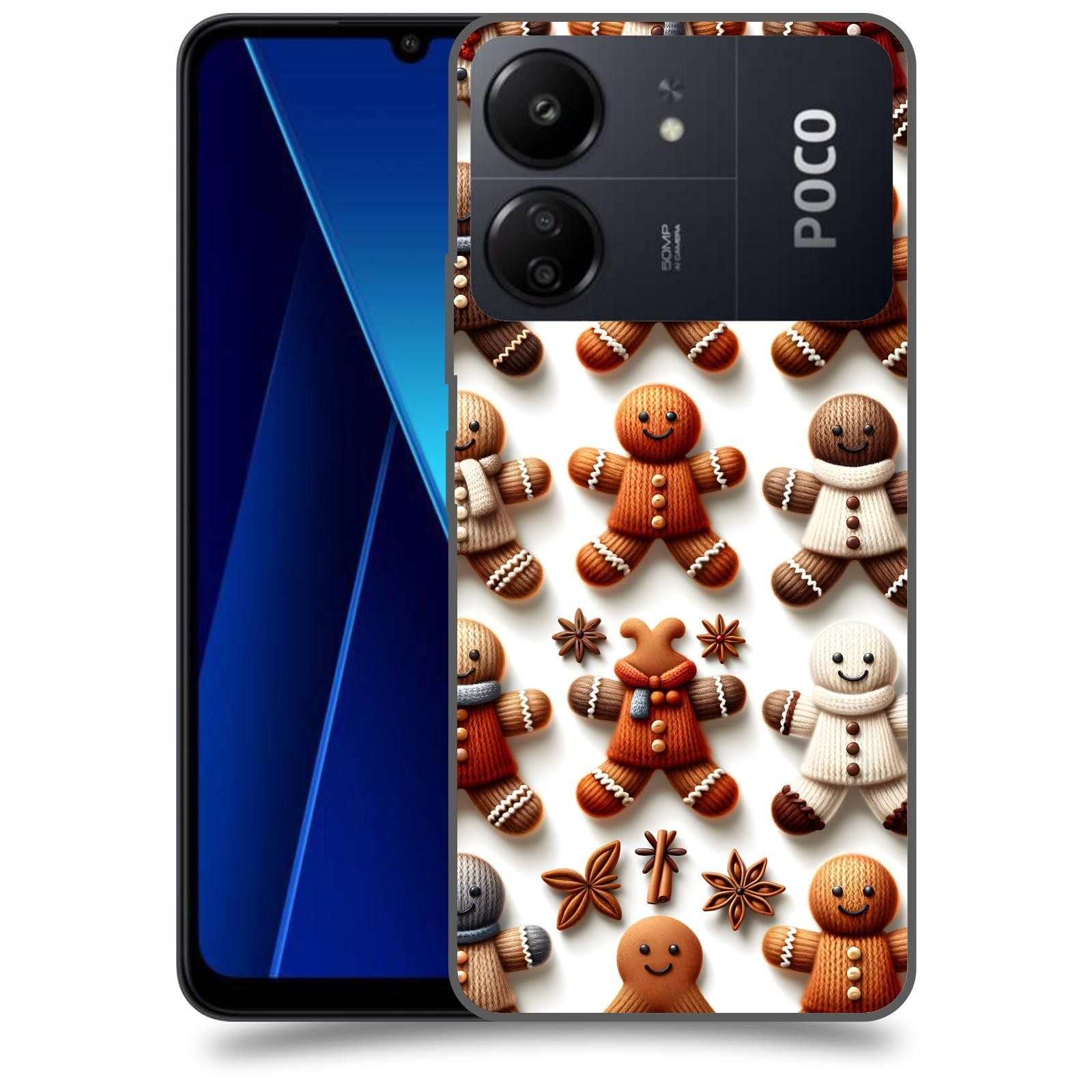 ACOVER Kryt na mobil Poco C65 - Perníčky 2