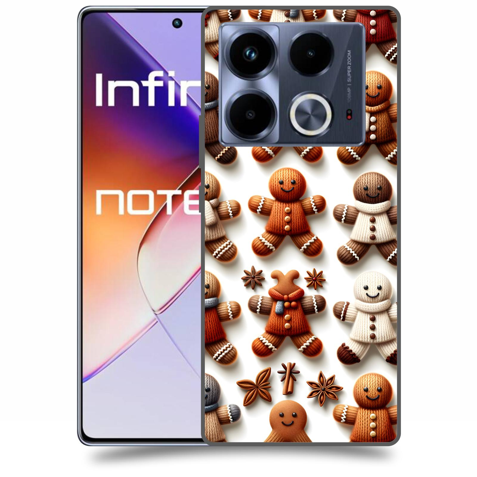 ACOVER Kryt na mobil Infinix Note 40 - Perníčky 2