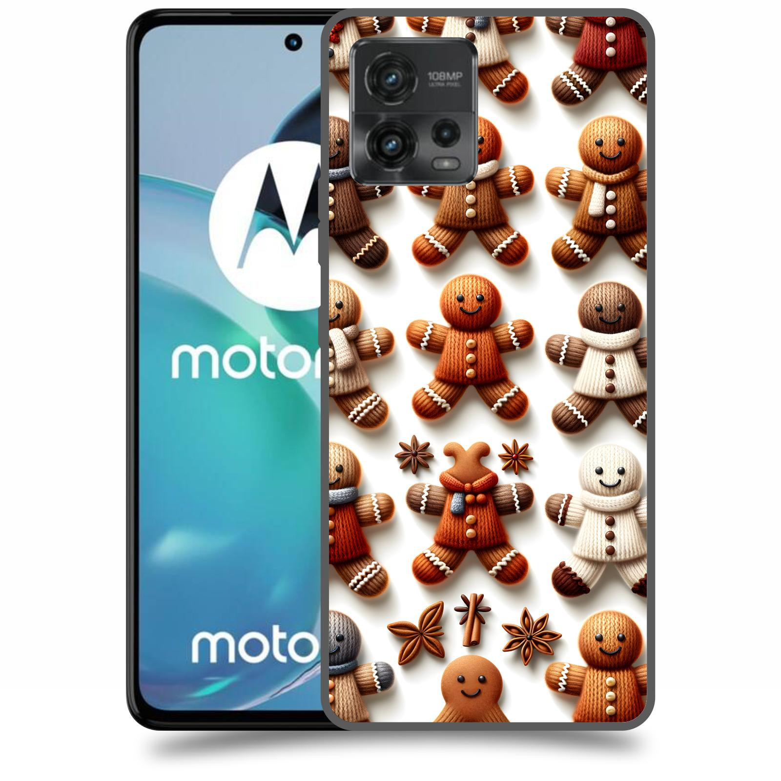 ACOVER Kryt na mobil Motorola Moto G72 - Perníčky 2