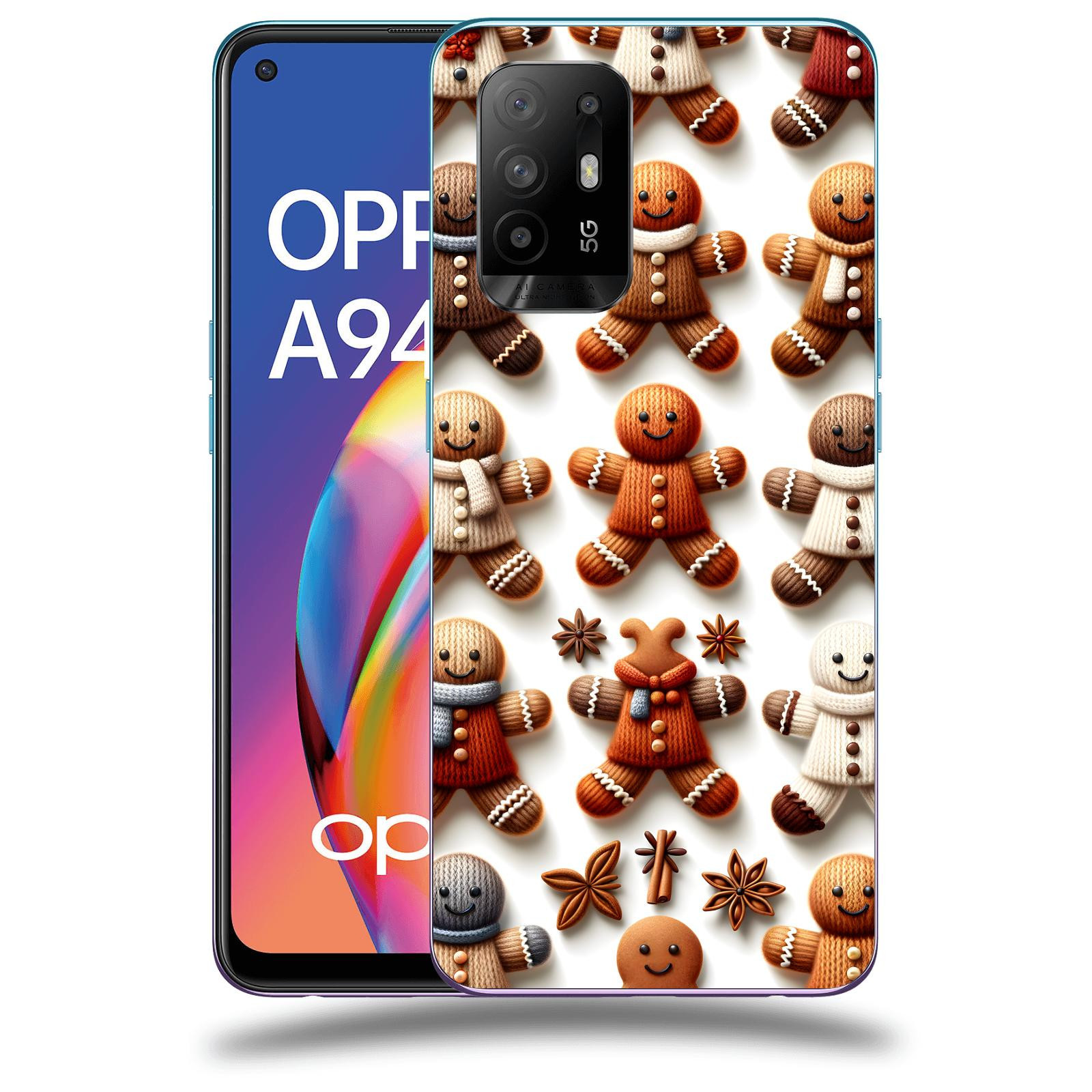 ACOVER Kryt na mobil OPPO A94 5G - Perníčky 2