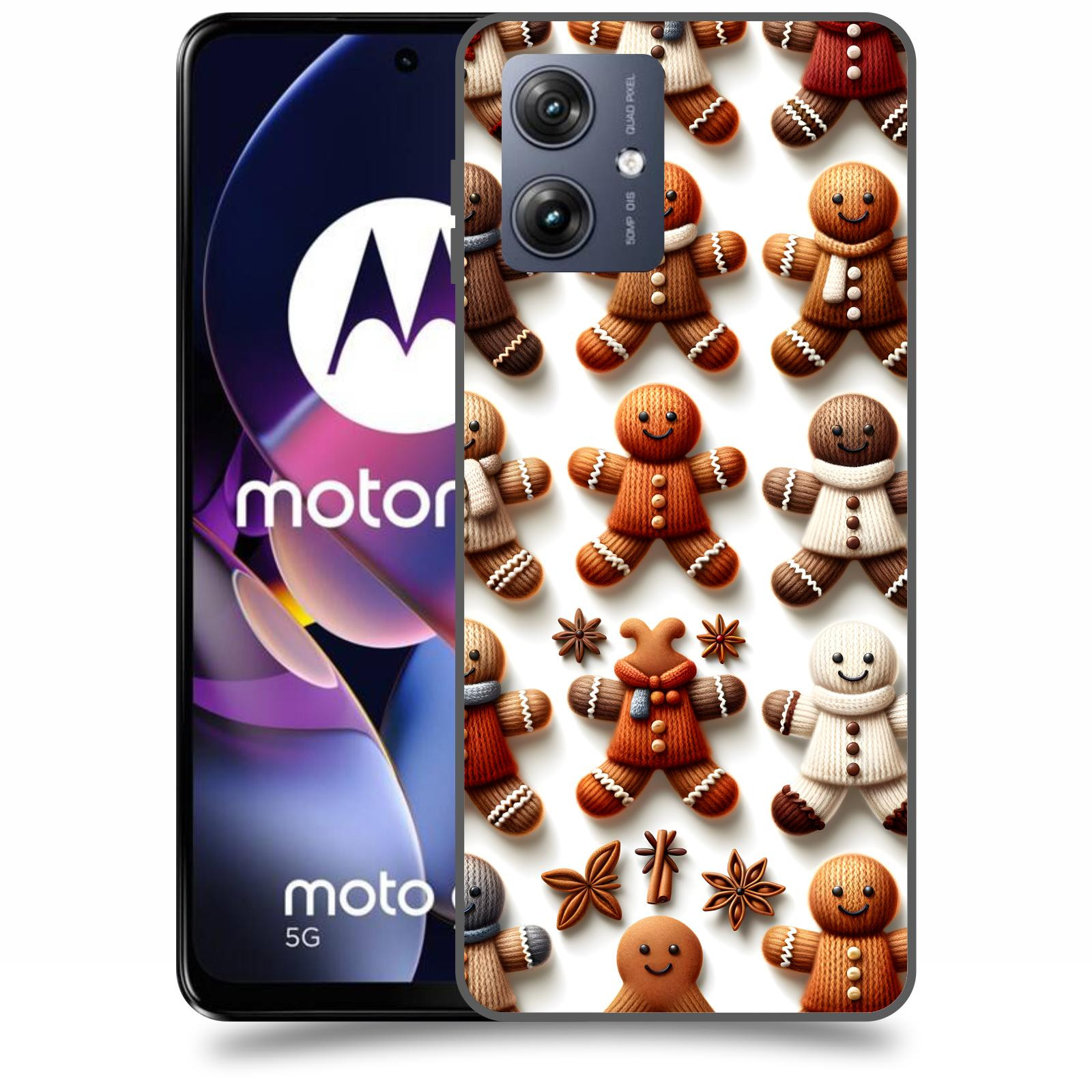 ACOVER Kryt na mobil Motorola Moto G54 5G - Perníčky 2