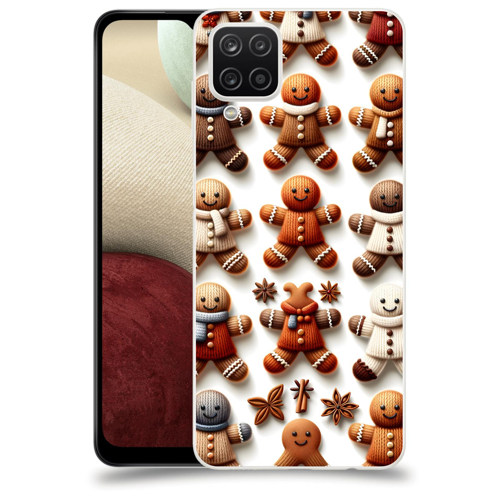 ACOVER Kryt na mobil Samsung Galaxy A12 A125F - Perníčky 2
