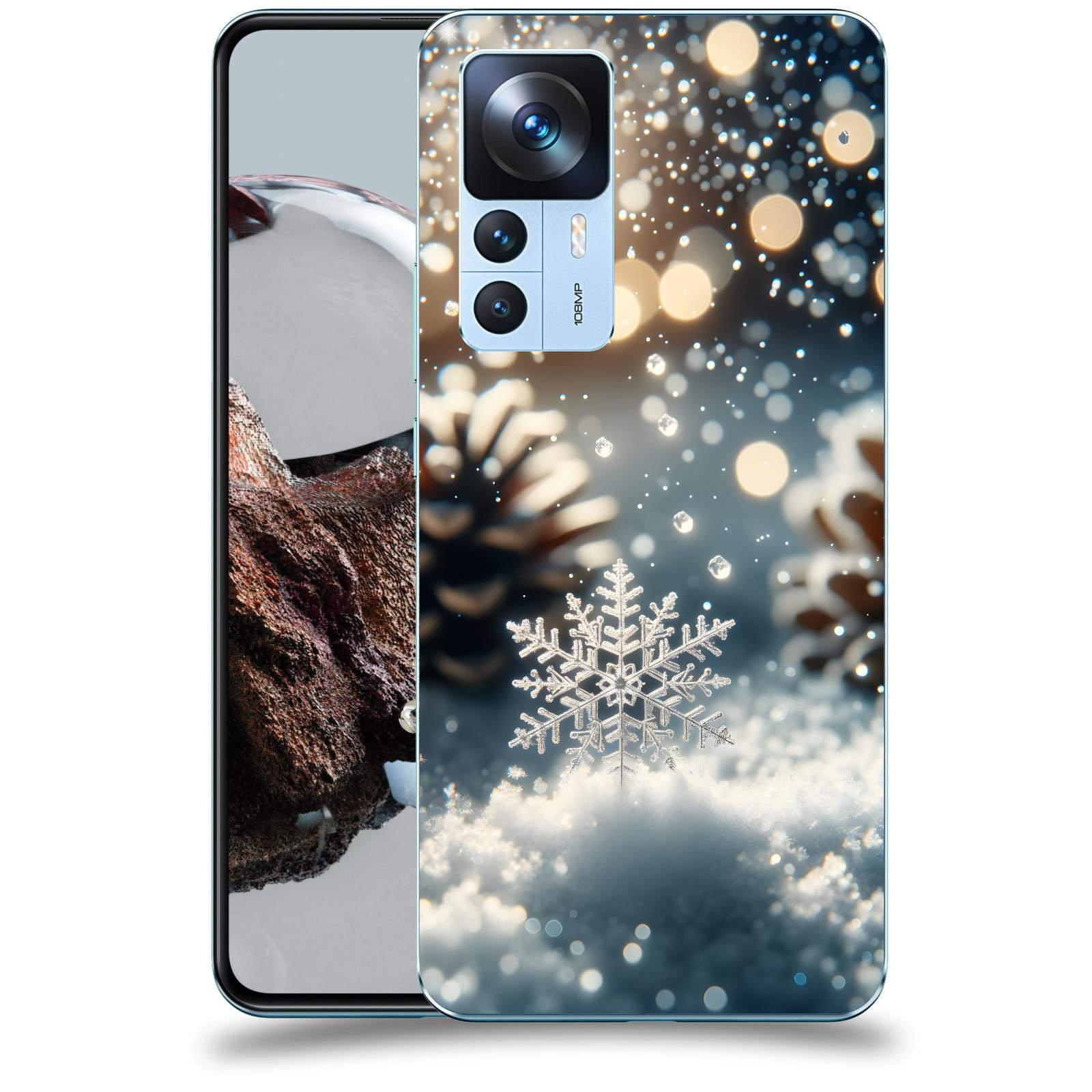 ACOVER Kryt na mobil Xiaomi 12T - Vločka