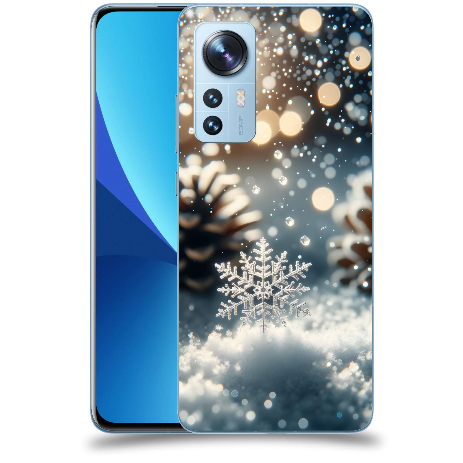 ACOVER Kryt na mobil Xiaomi 12X - Vločka