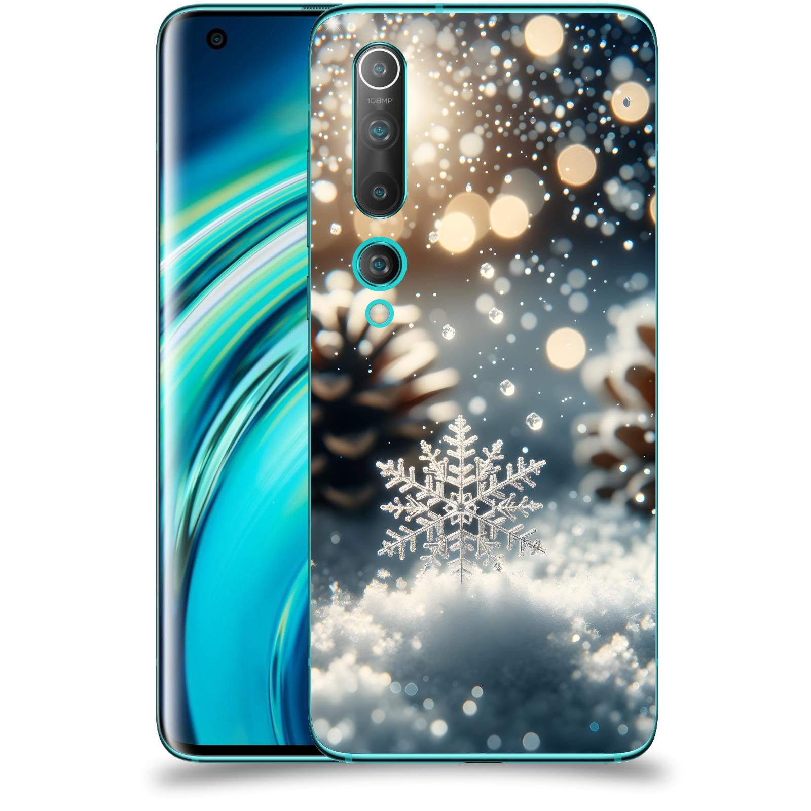 ACOVER Kryt na mobil Xiaomi Mi 10 - Vločka