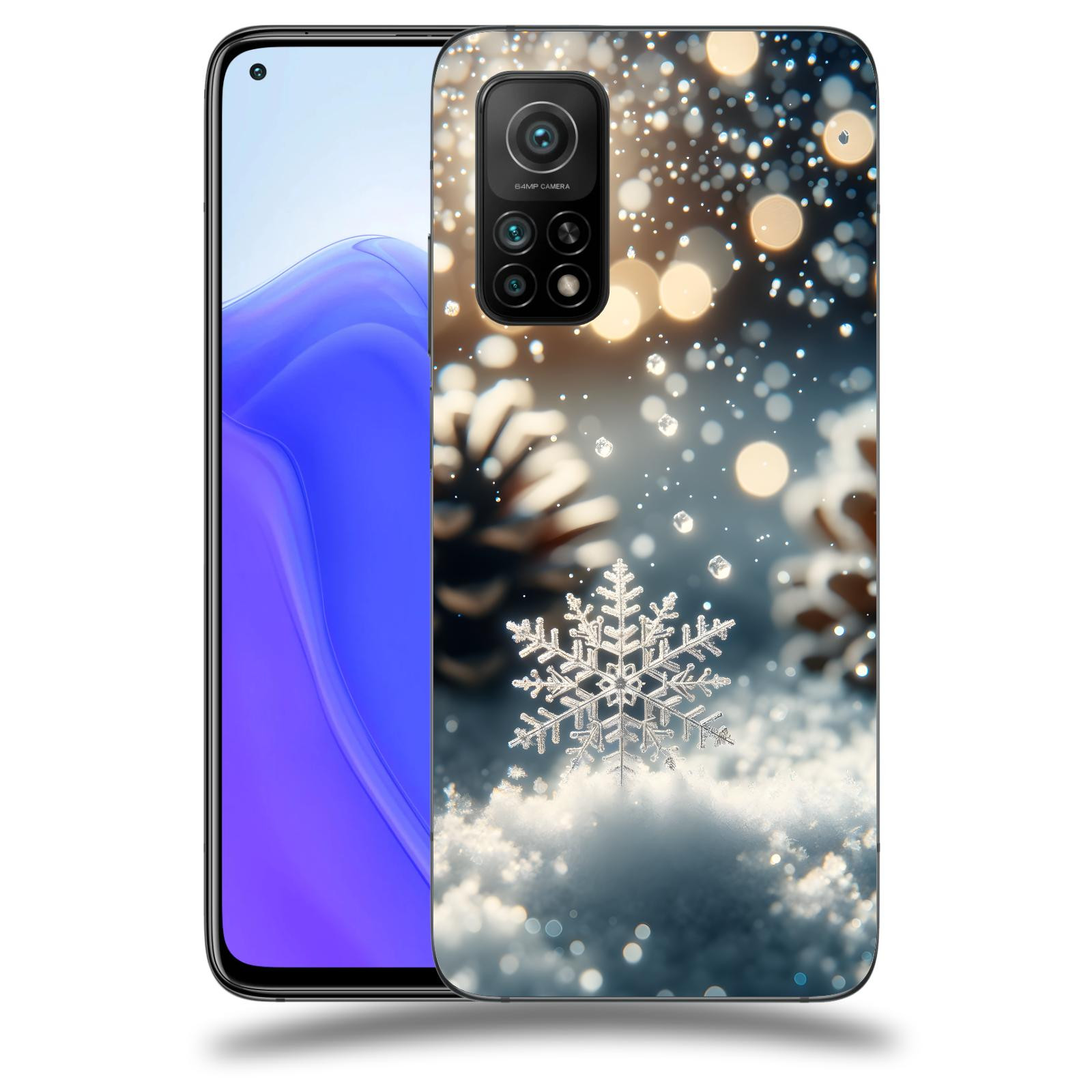 ACOVER Kryt na mobil Xiaomi Mi 10T - Vločka