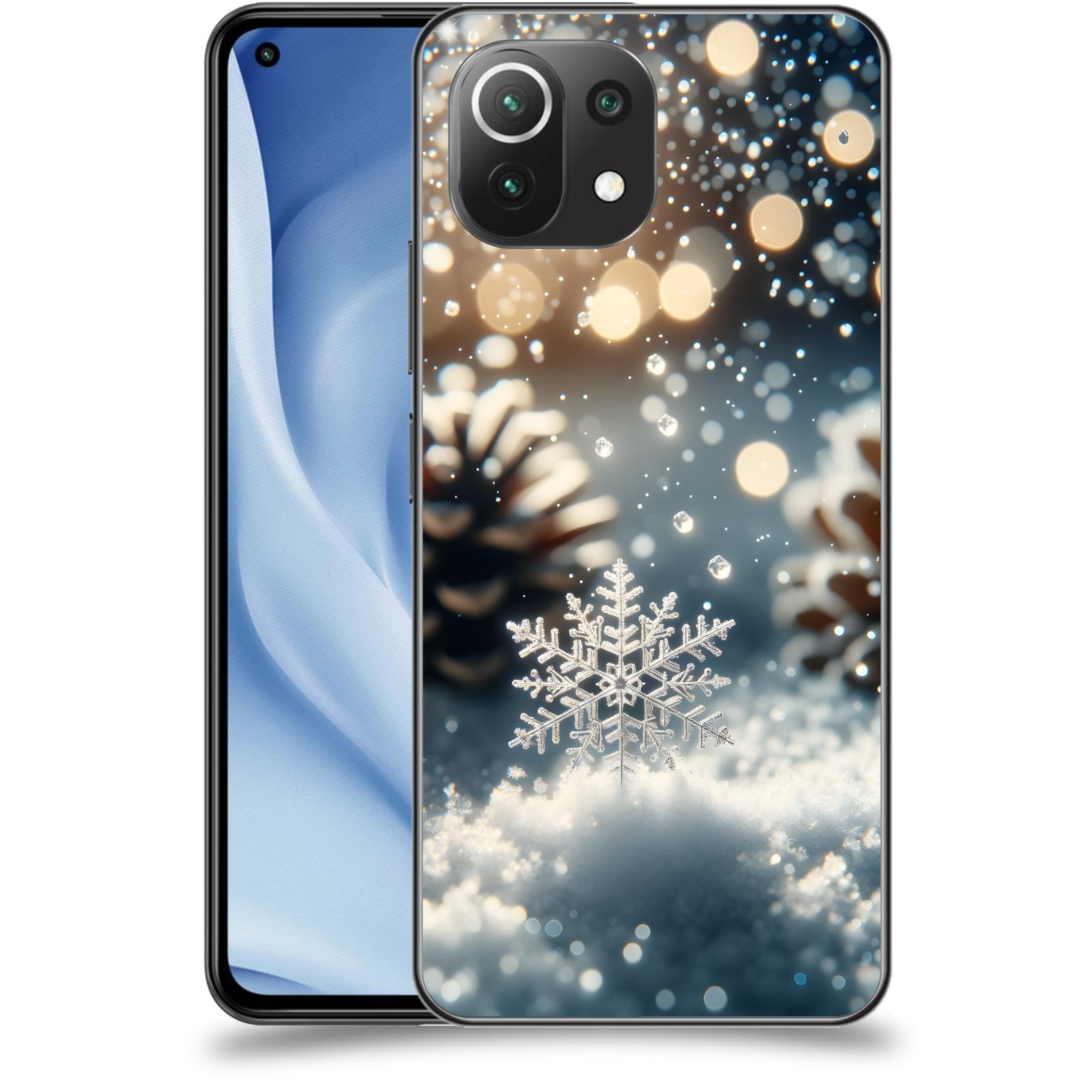 ACOVER Kryt na mobil Xiaomi Mi 11 Lite - Vločka
