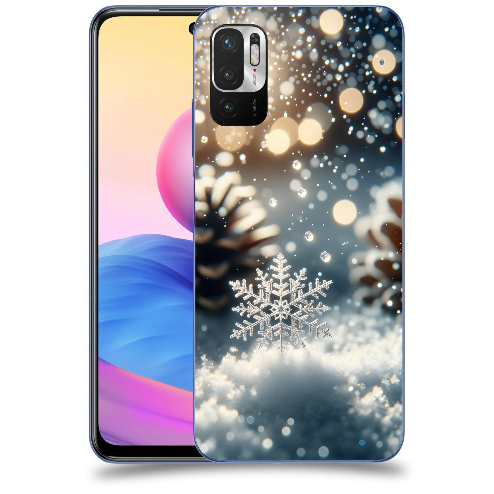 ACOVER Kryt na mobil Xiaomi Redmi Note 10 5G - Vločka