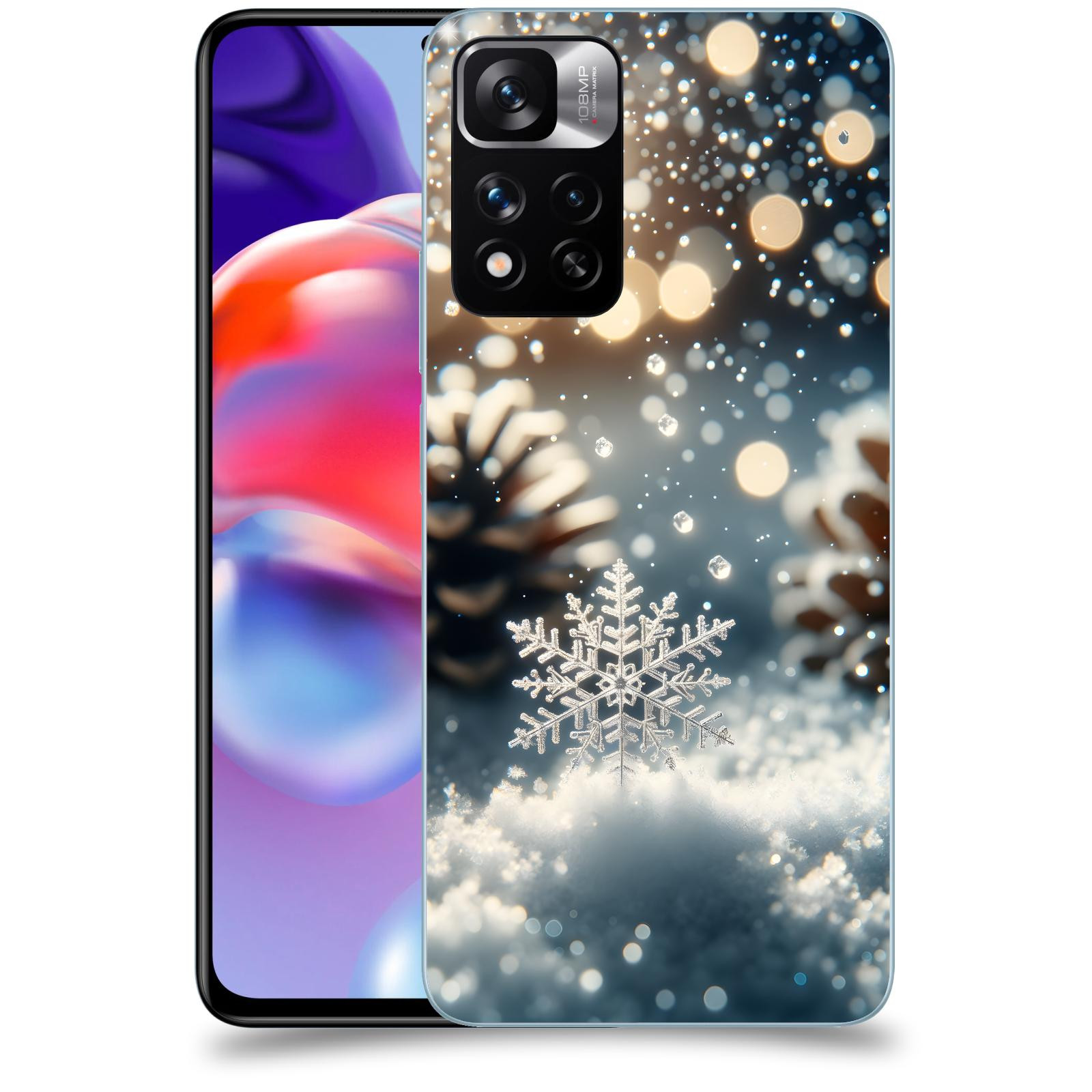 ACOVER Kryt na mobil Xiaomi Redmi Note 11 Pro+ 5G - Vločka