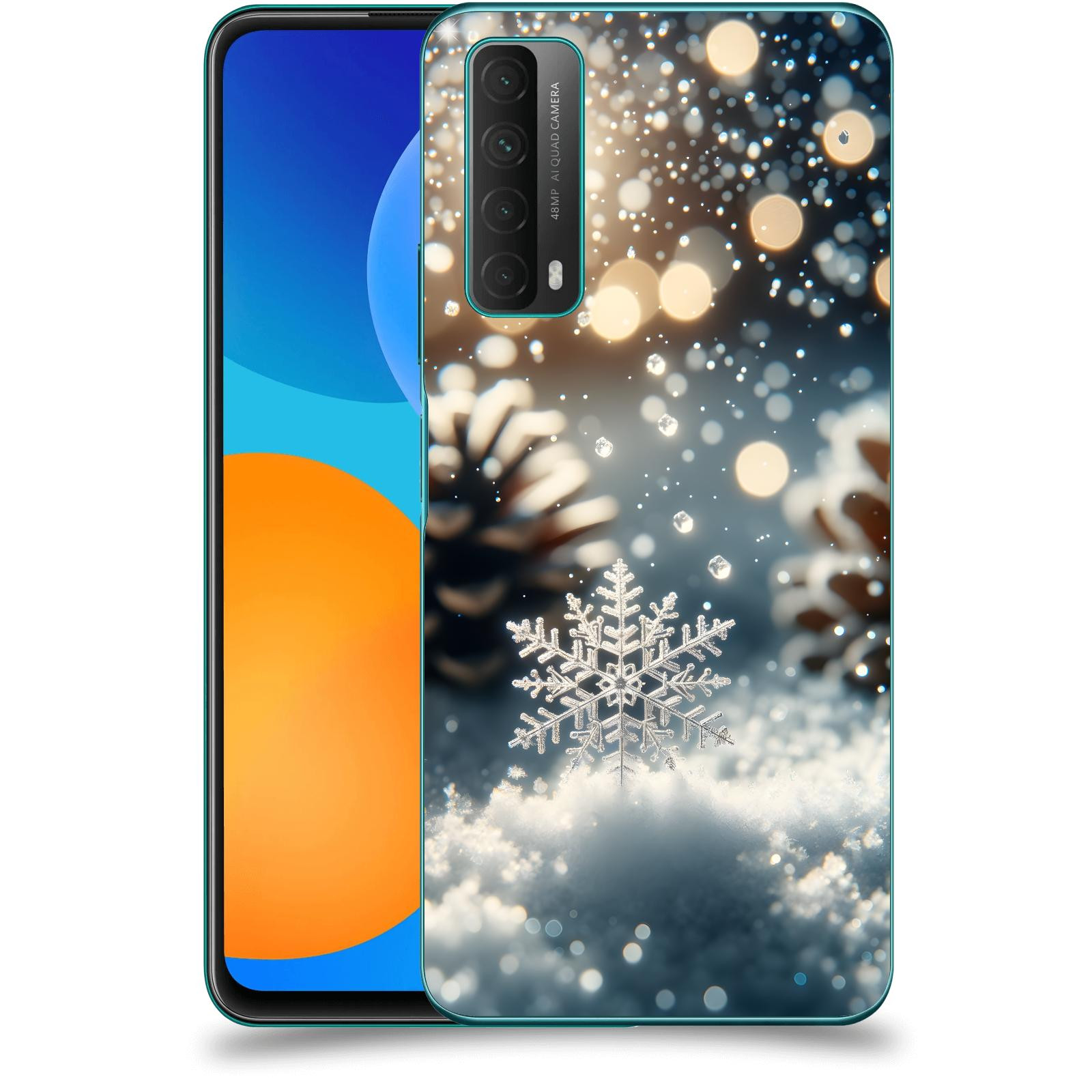 ACOVER Kryt na mobil Huawei P Smart 2021 - Vločka