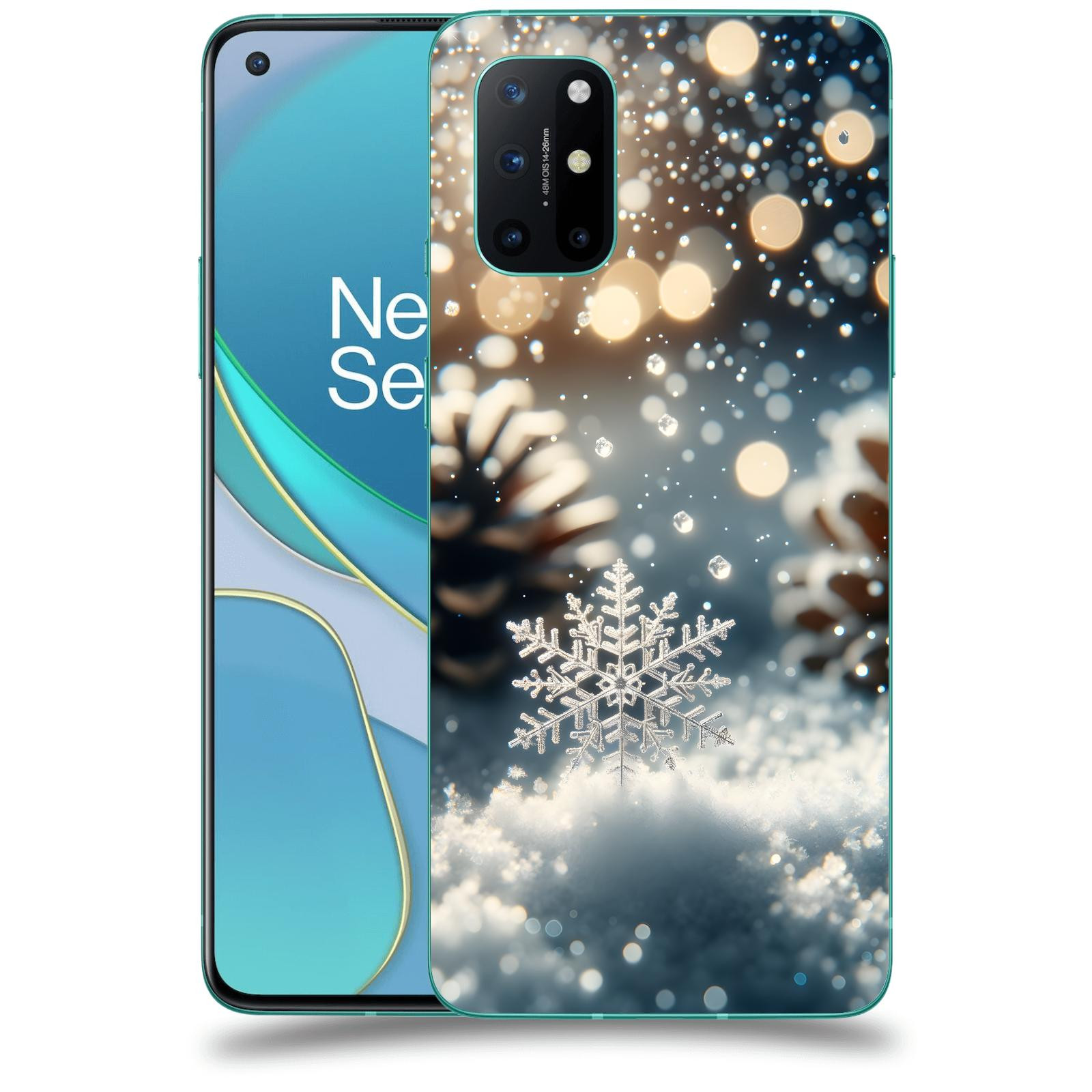 ACOVER Kryt na mobil OnePlus 8T - Vločka