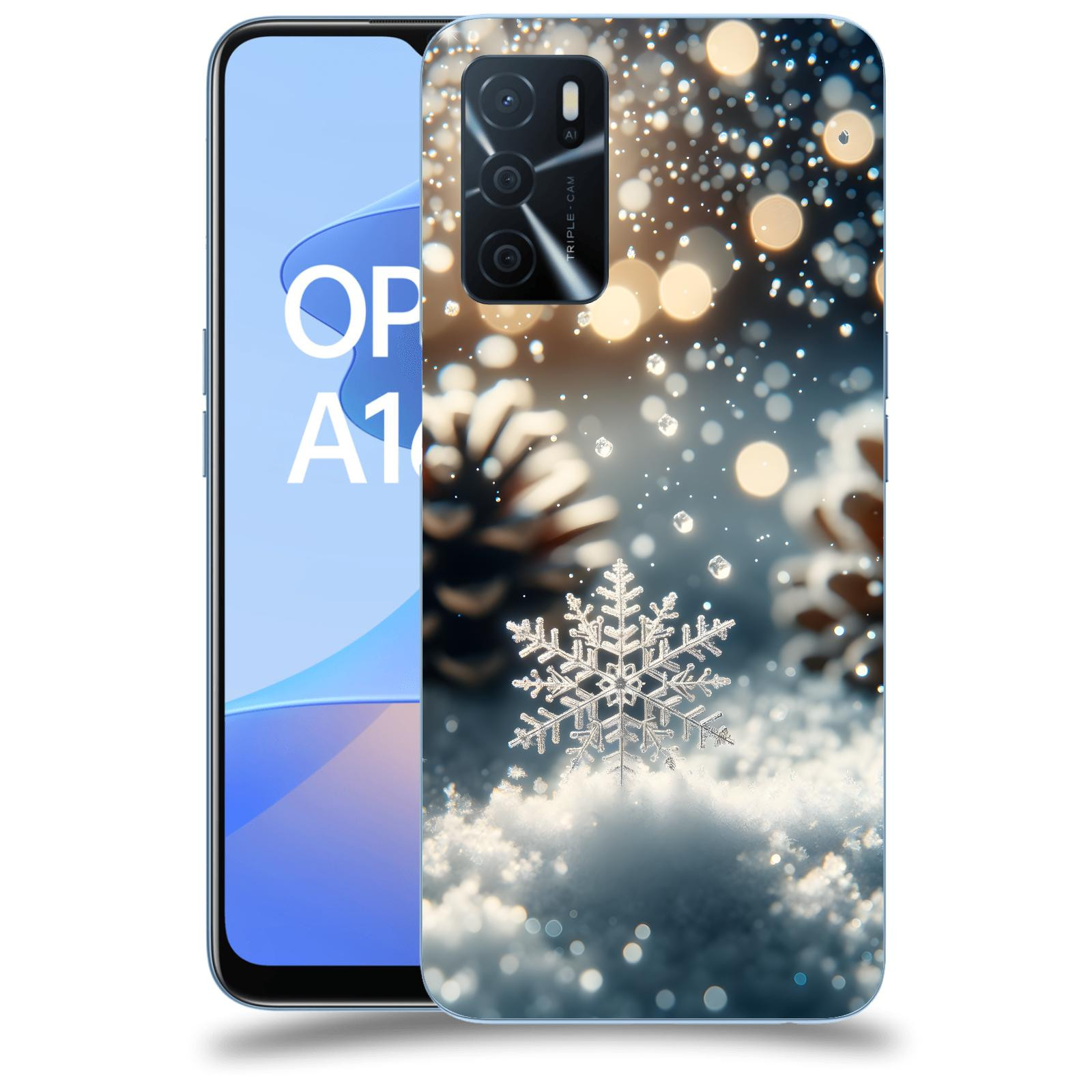 ACOVER Kryt na mobil OPPO A16s - Vločka
