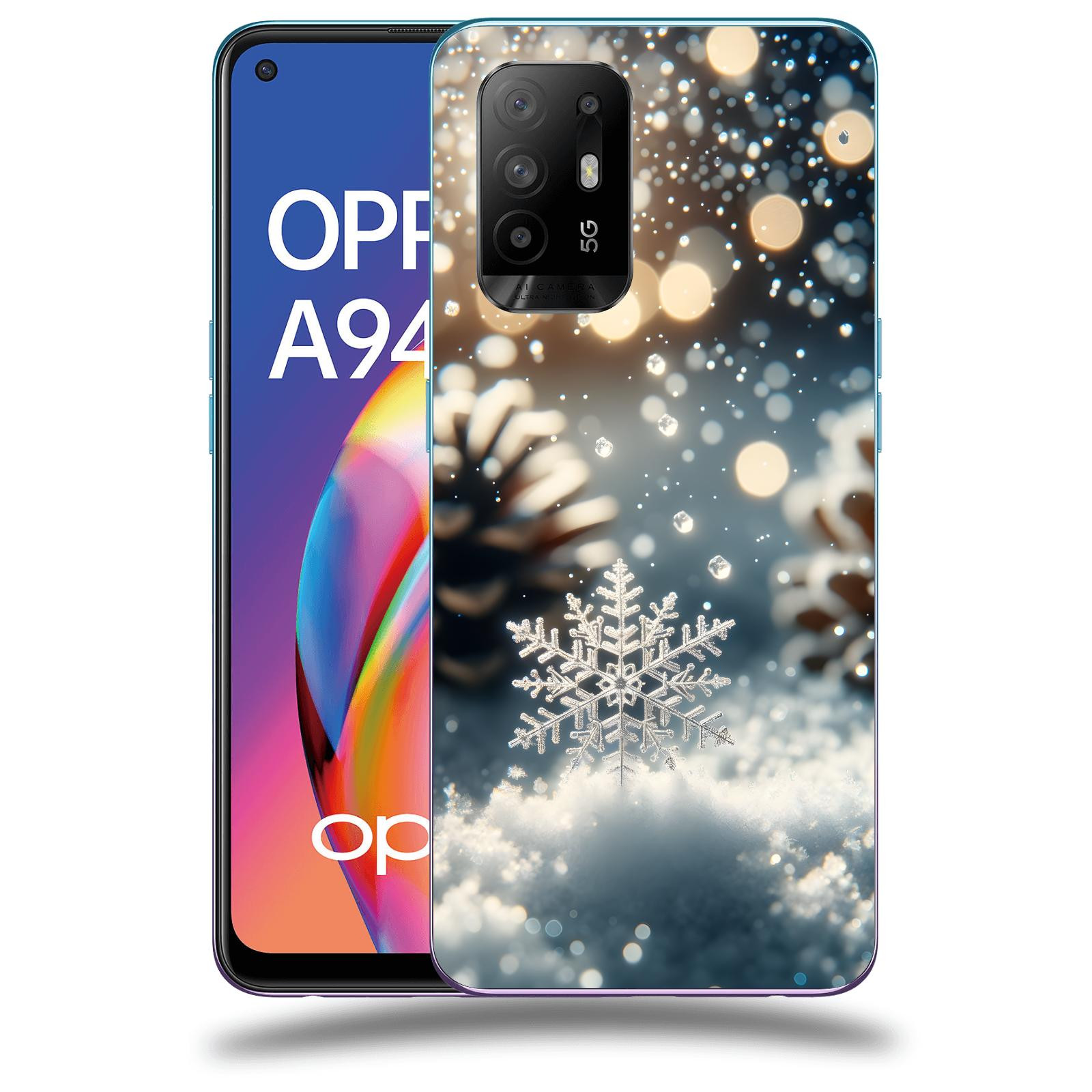 ACOVER Kryt na mobil OPPO A94 5G - Vločka