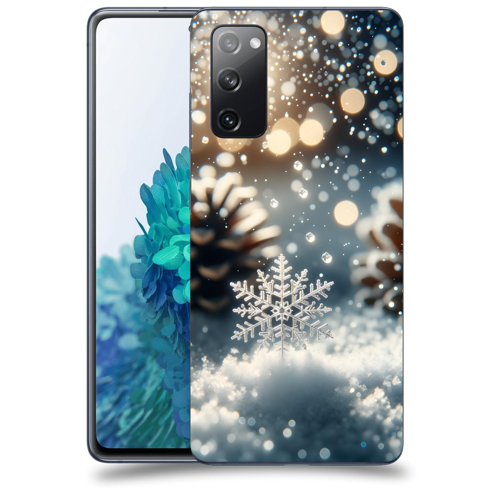 ACOVER Kryt na mobil Samsung Galaxy S20 FE - Vločka