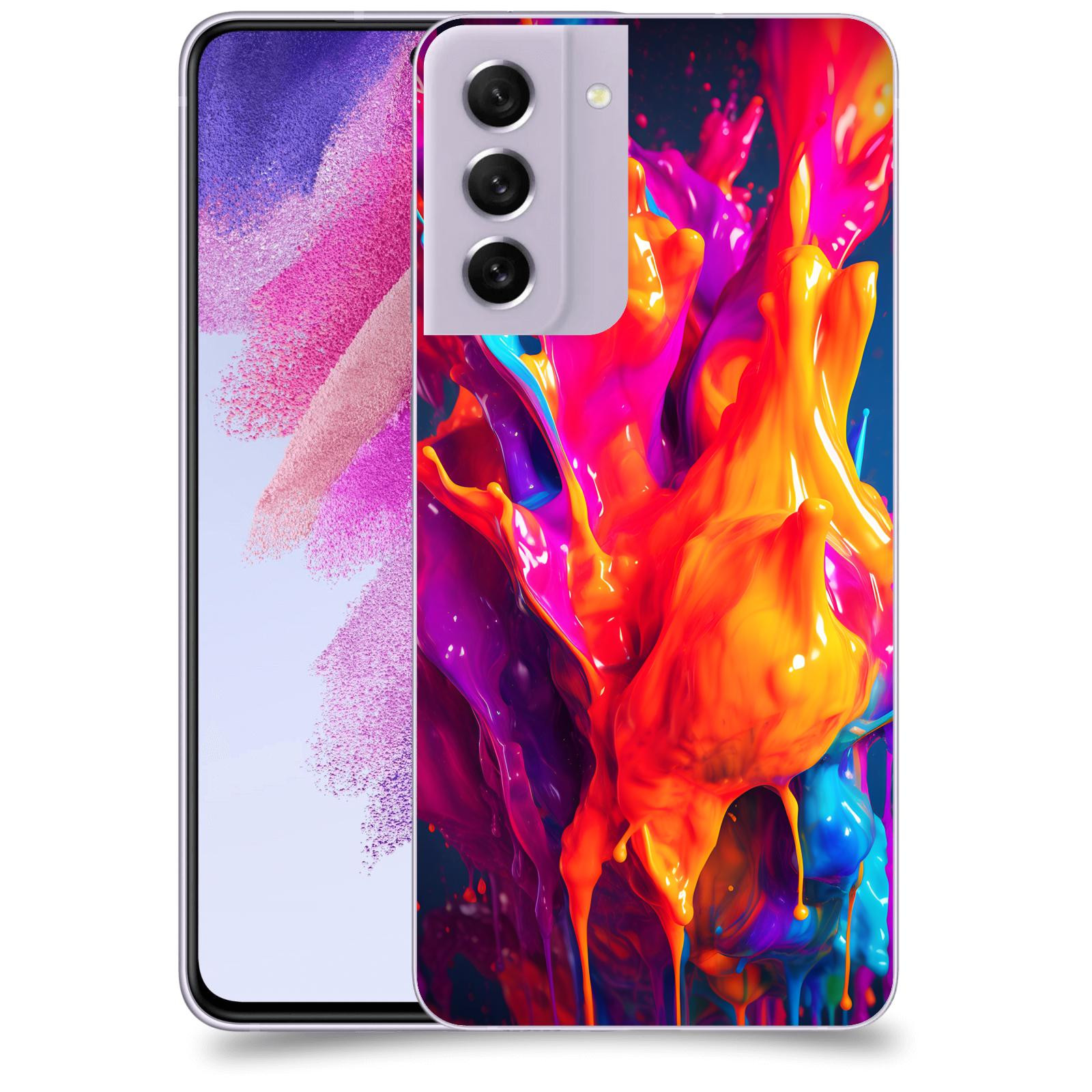 ACOVER Kryt na mobil Samsung Galaxy S21 FE 5G - Beautiful Liquid I