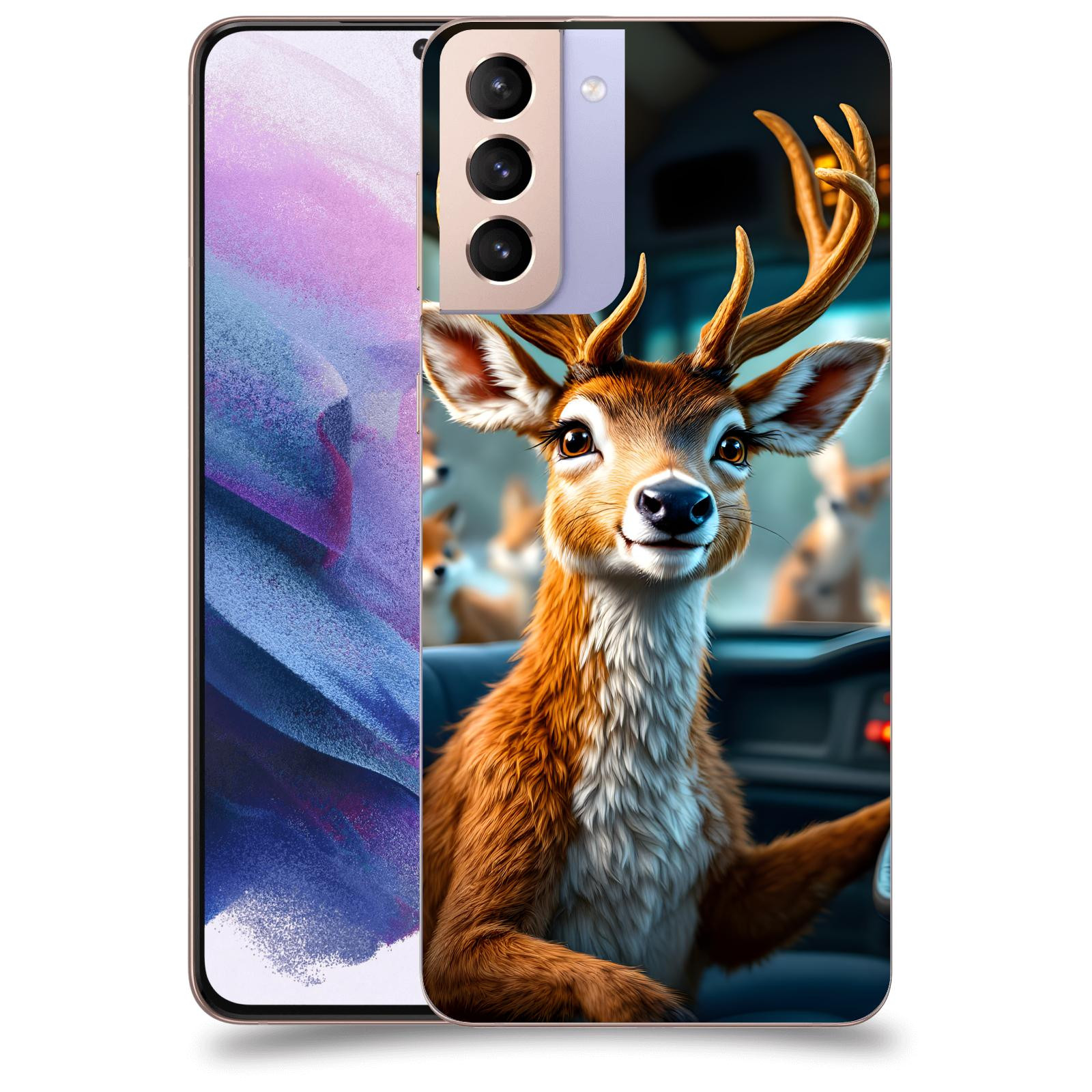ACOVER Kryt na mobil Samsung Galaxy S21+ G996F - Jelen