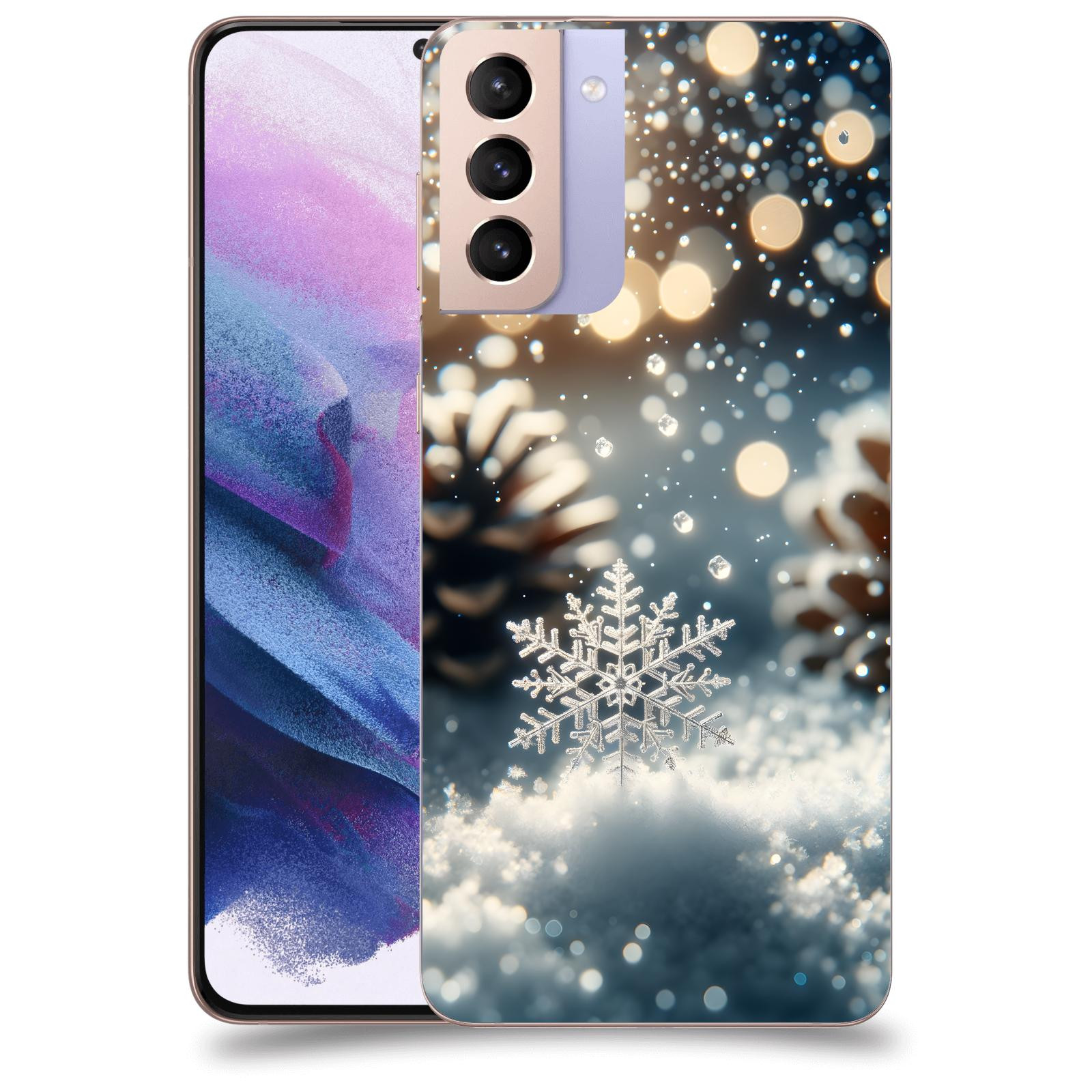 ACOVER Kryt na mobil Samsung Galaxy S21+ G996F - Vločka