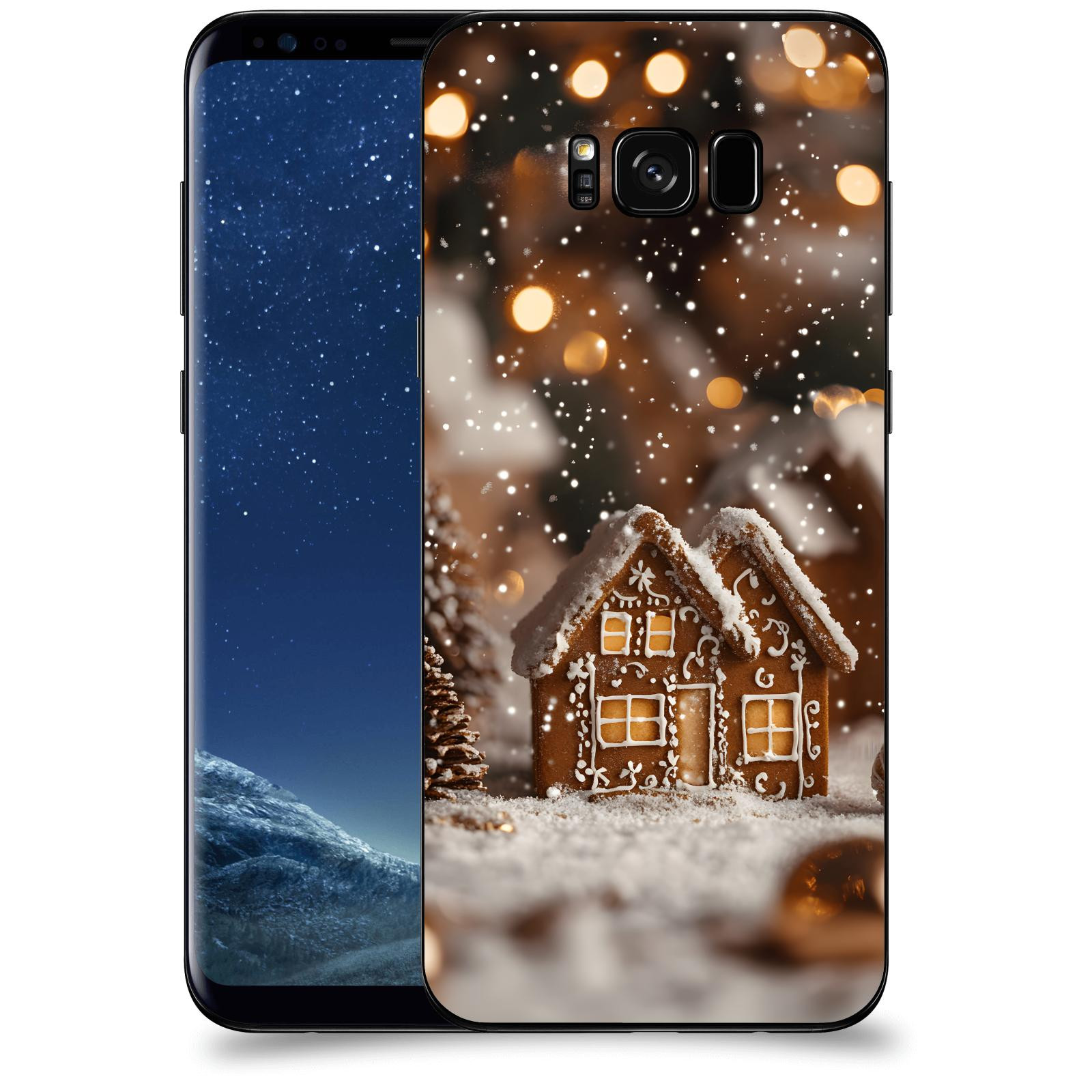 ACOVER Kryt na mobil Samsung Galaxy S8+ G955F - Perníková chaloupka