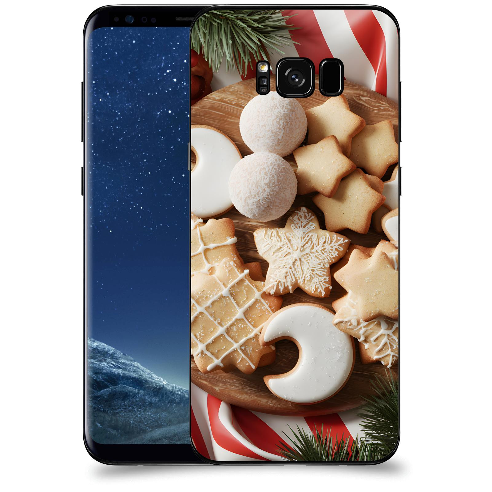 ACOVER Kryt na mobil Samsung Galaxy S8+ G955F - Vánoční cukroví 2