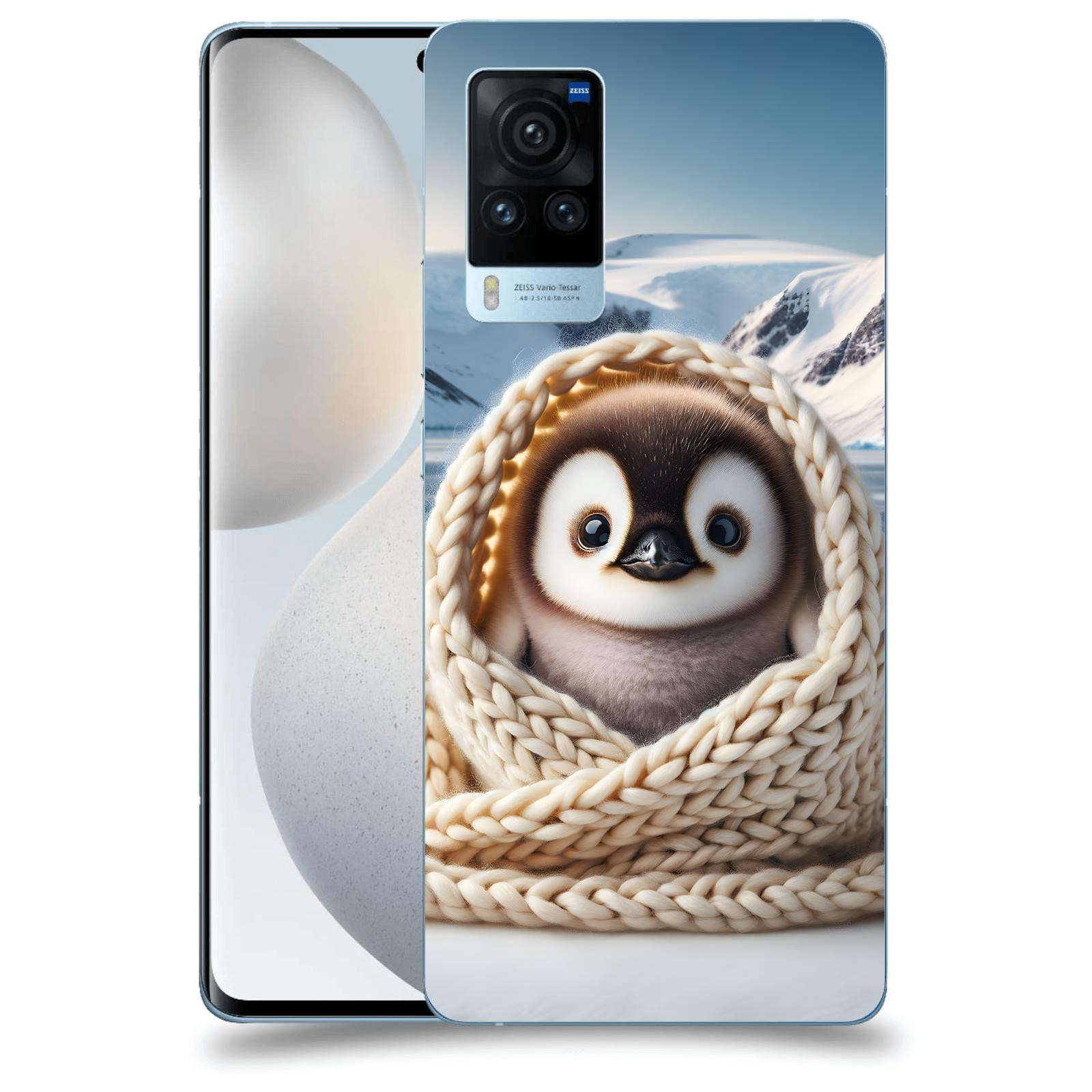 ACOVER Kryt na mobil Vivo X60 Pro 5G - Tučňák