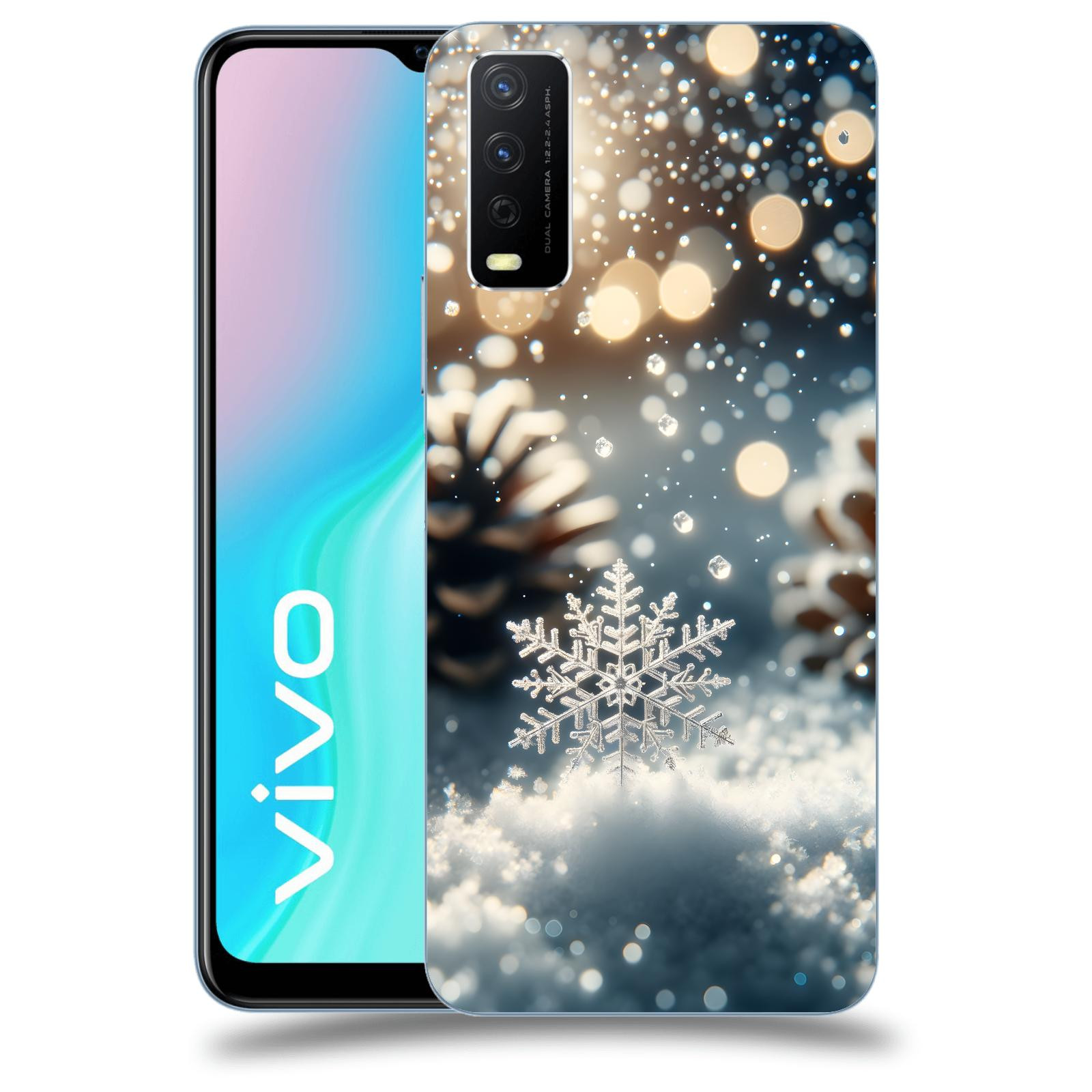 ACOVER Kryt na mobil Vivo Y11s - Vločka