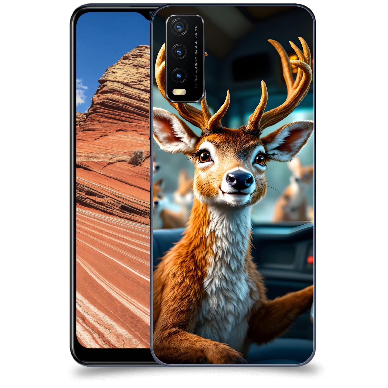 ACOVER Kryt na mobil Vivo Y20s - Jelen