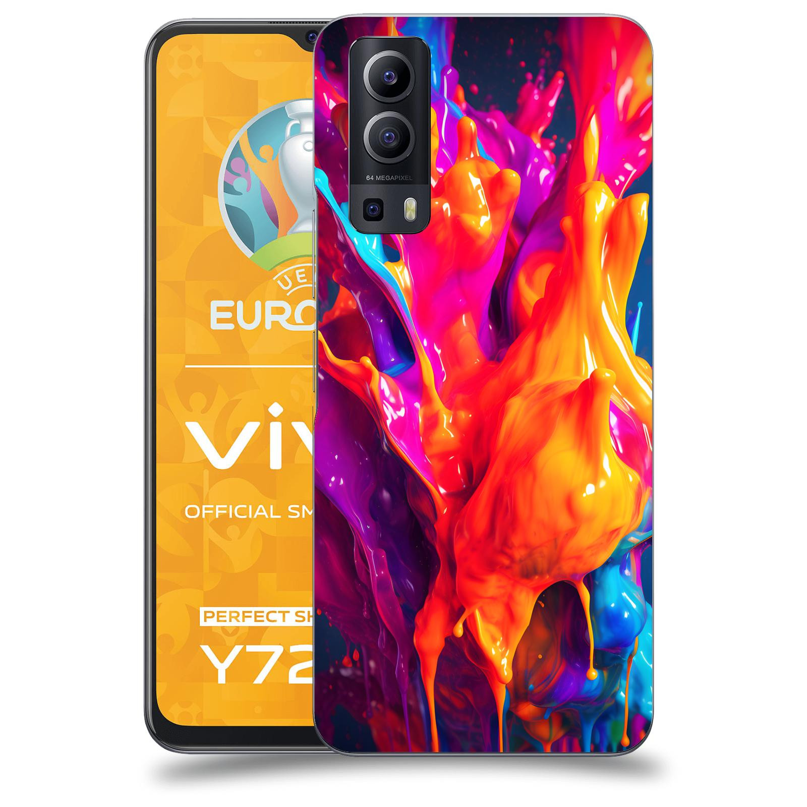 ACOVER Kryt na mobil Vivo Y72 5G - Beautiful Liquid I
