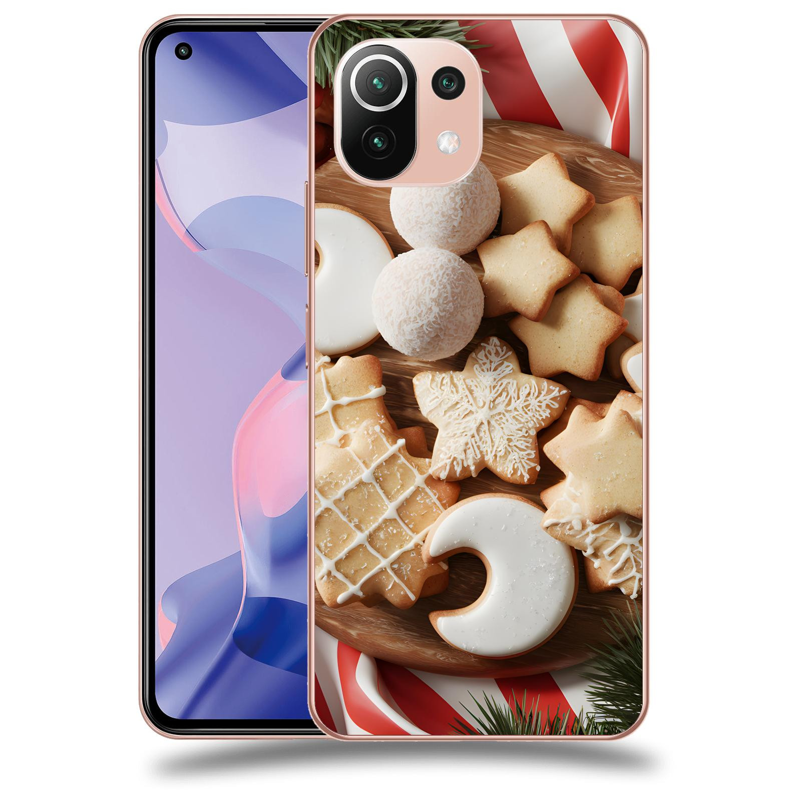 ACOVER Kryt na mobil Xiaomi 11 Lite 5G NE - Vánoční cukroví 2